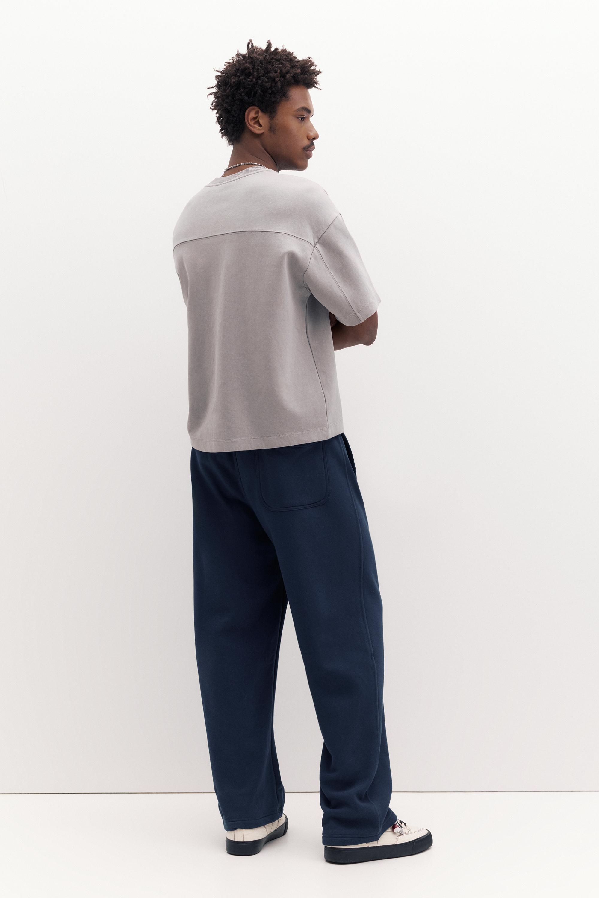 Basic baggy tracksuit bottoms — Navy
