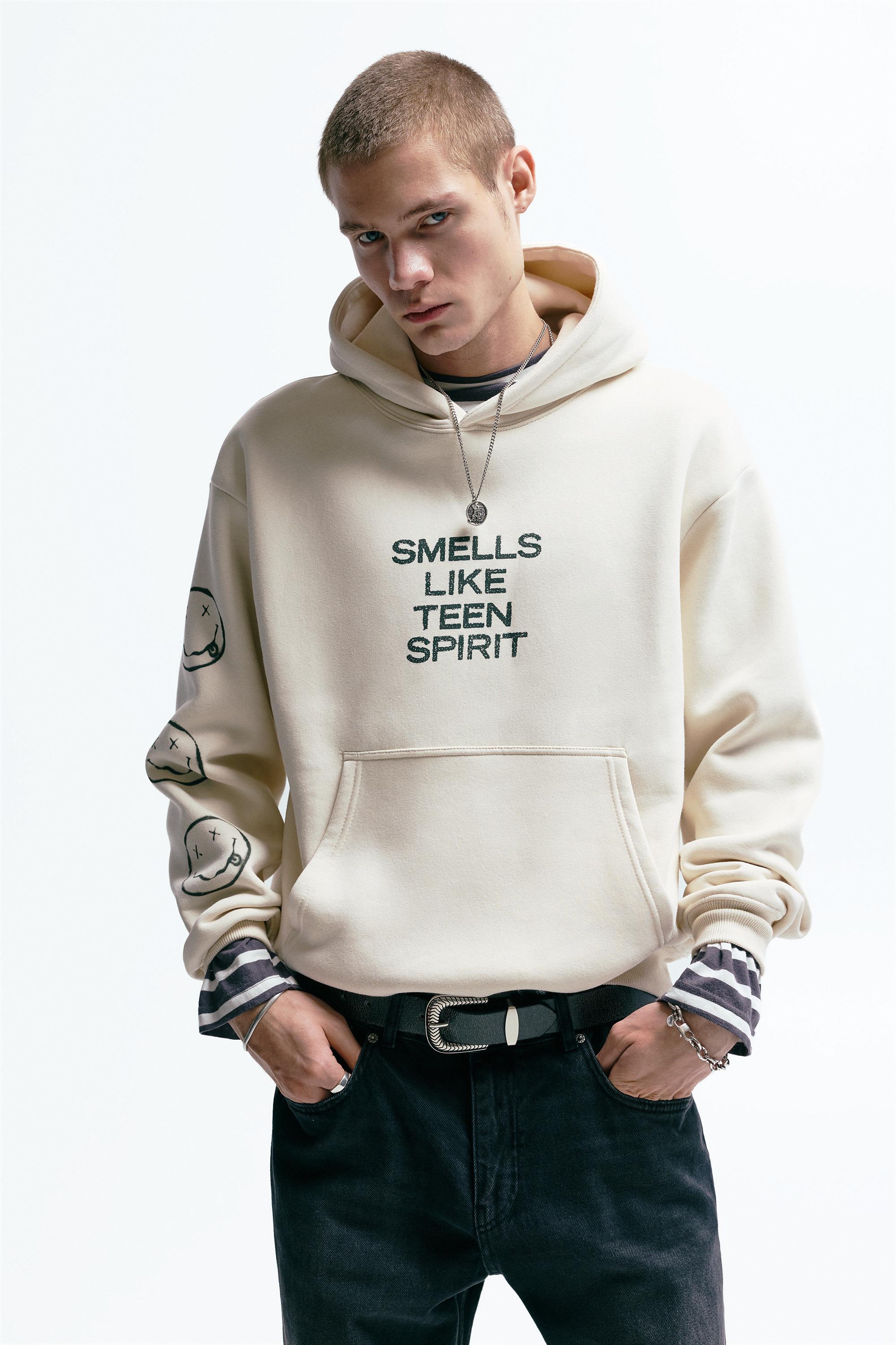 Nirvana kapüşonlu sweatshirt - Görsel 14