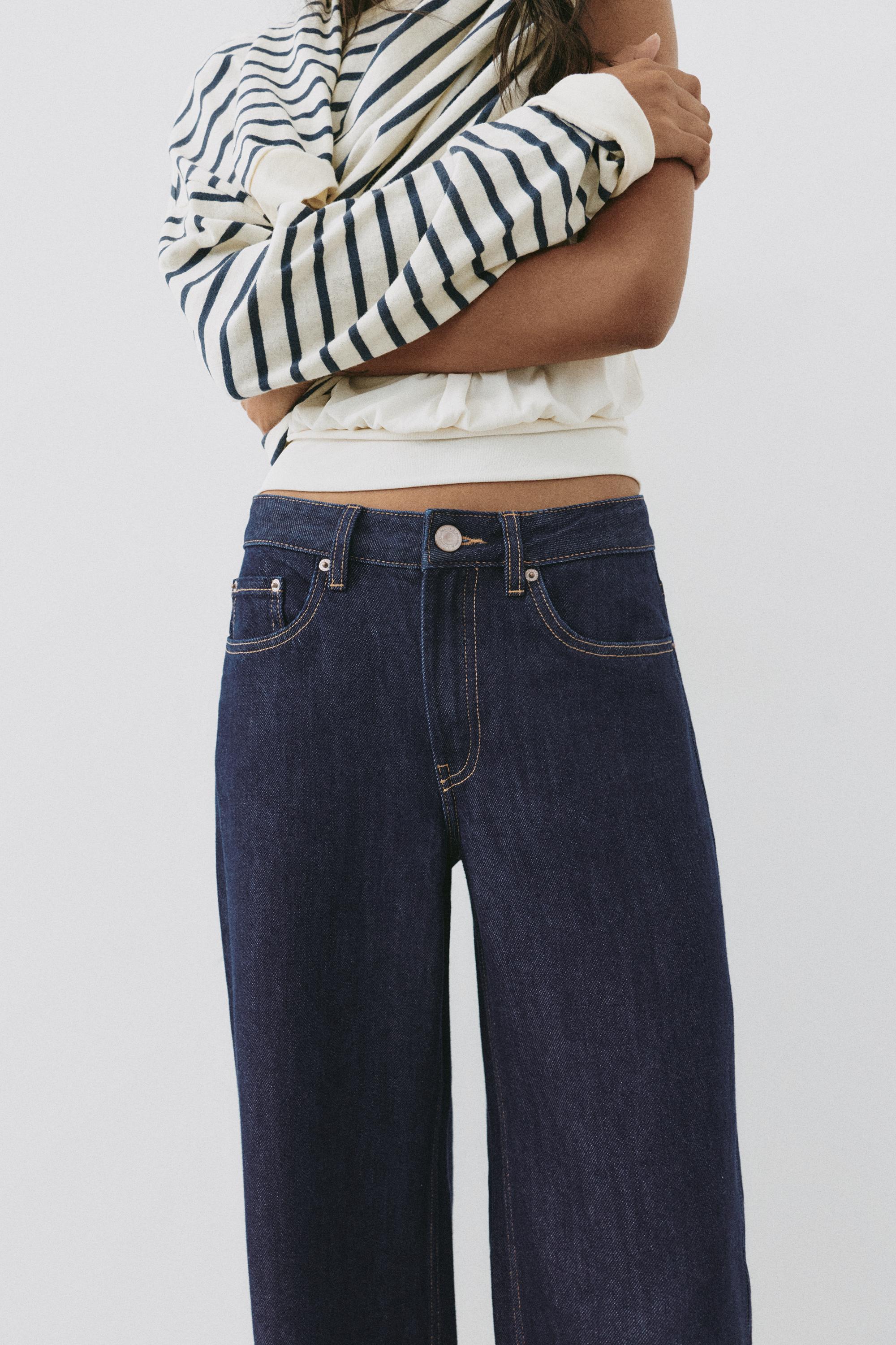 Oversize baggy jeans — Ink blue
