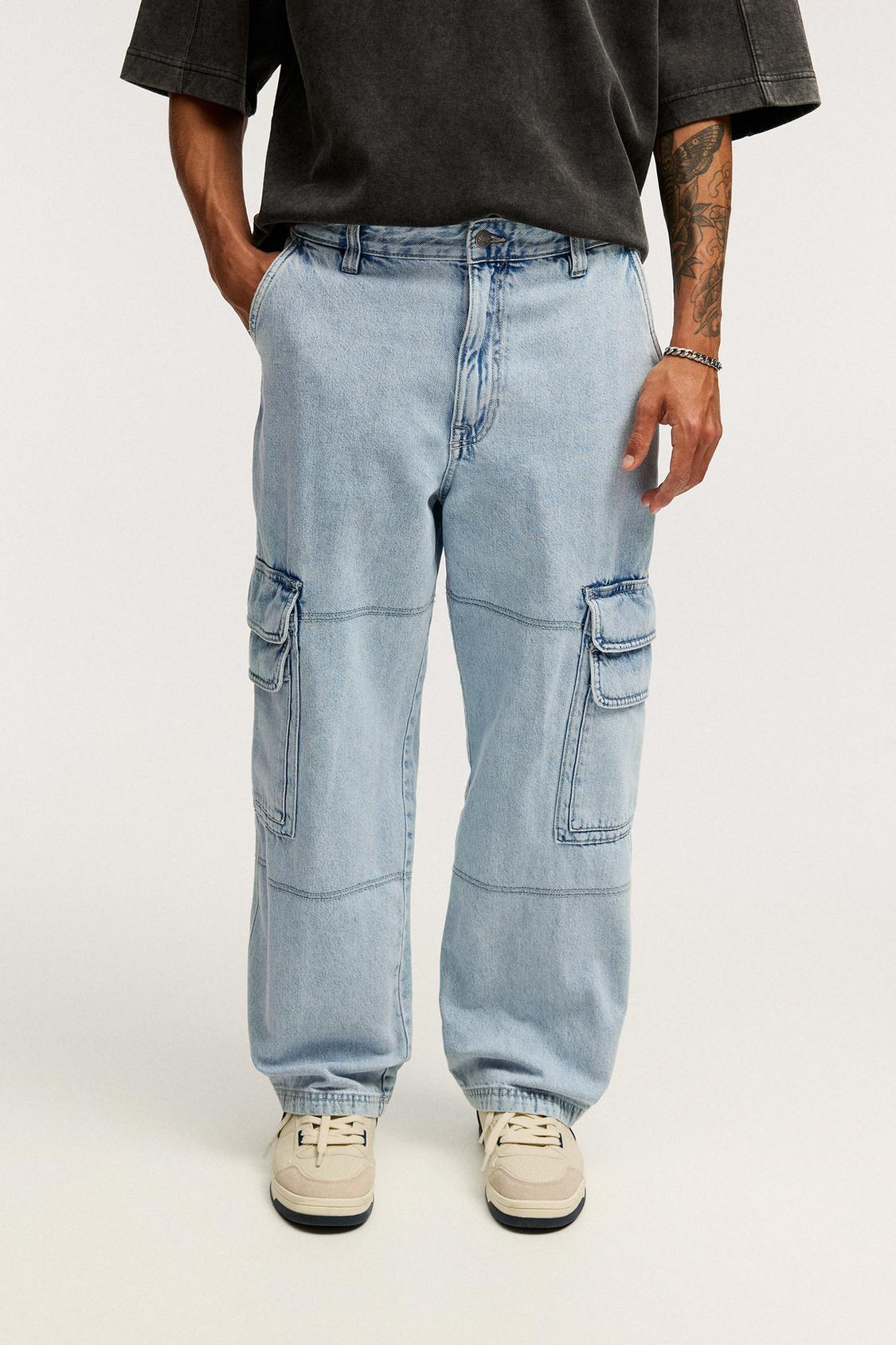 Vaqueros Hombre Jean Pull And Bear Hombre Pantaln Corto Pantaln