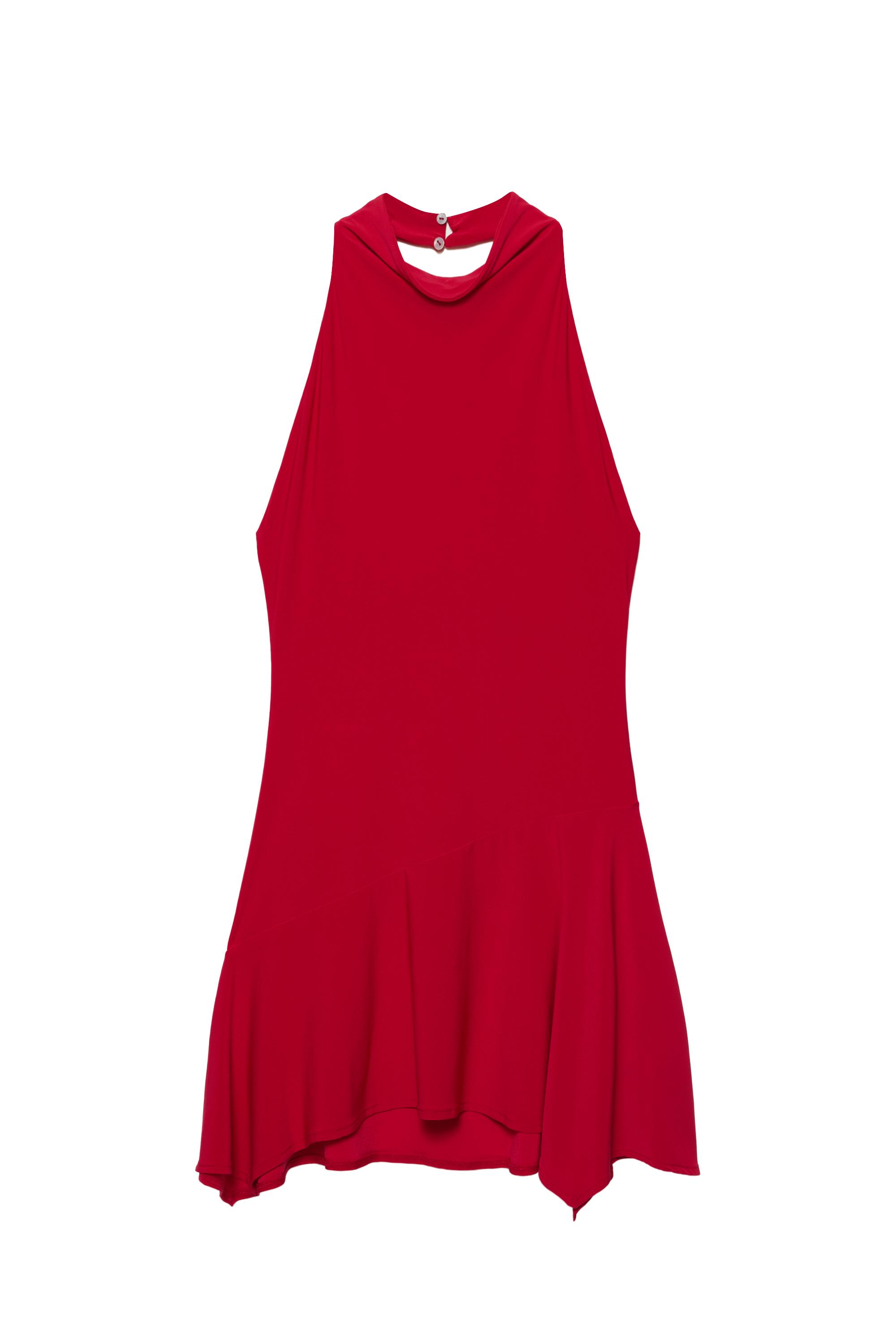 Kısa halter elbise - Görsel 3