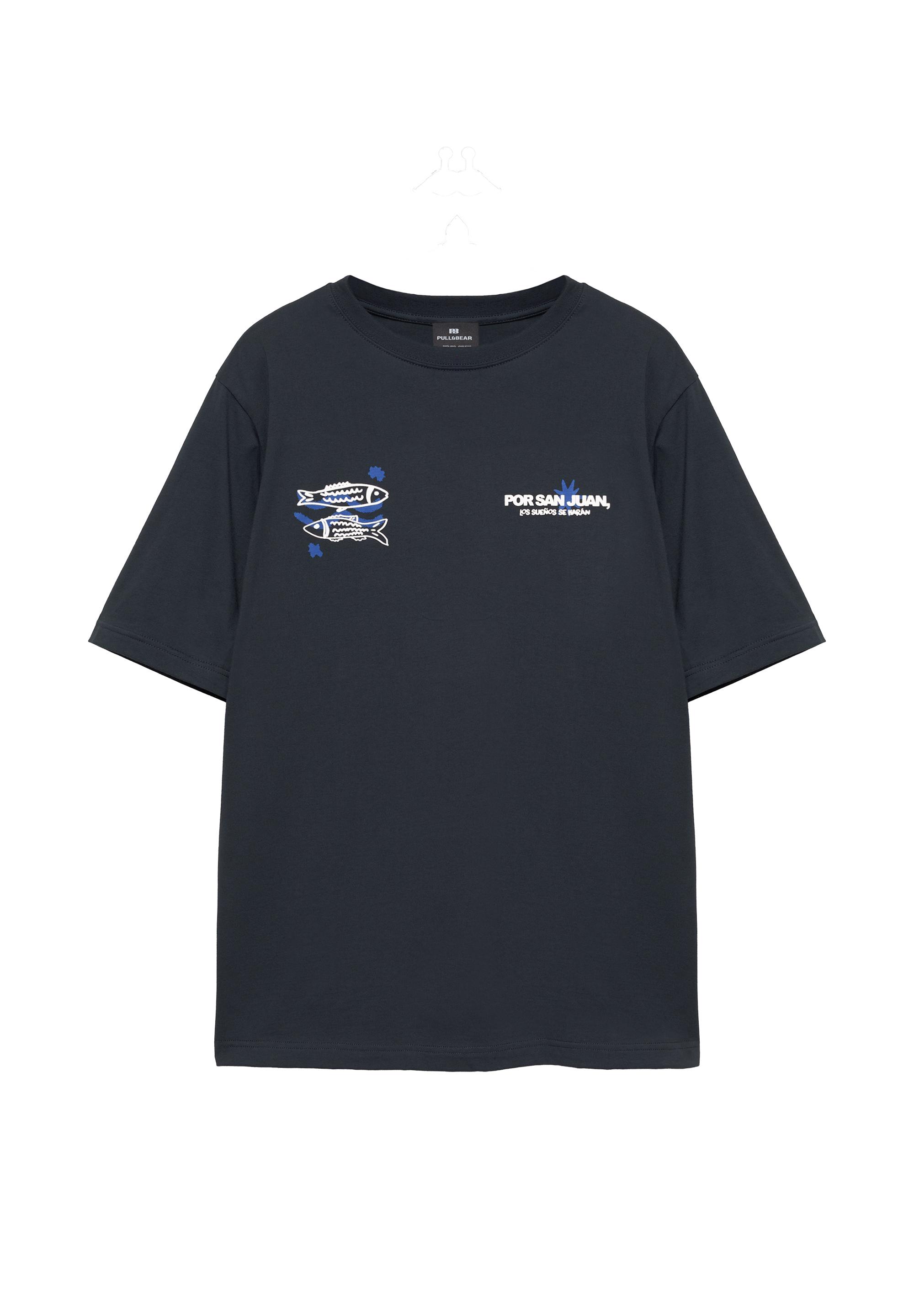 San Juan sardines T-shirt — Navy