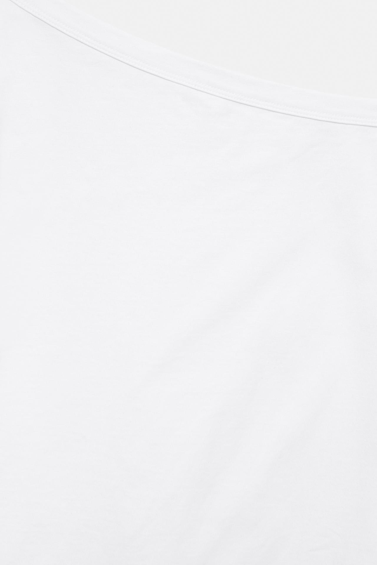 Asymmetric oversize T-shirt — White