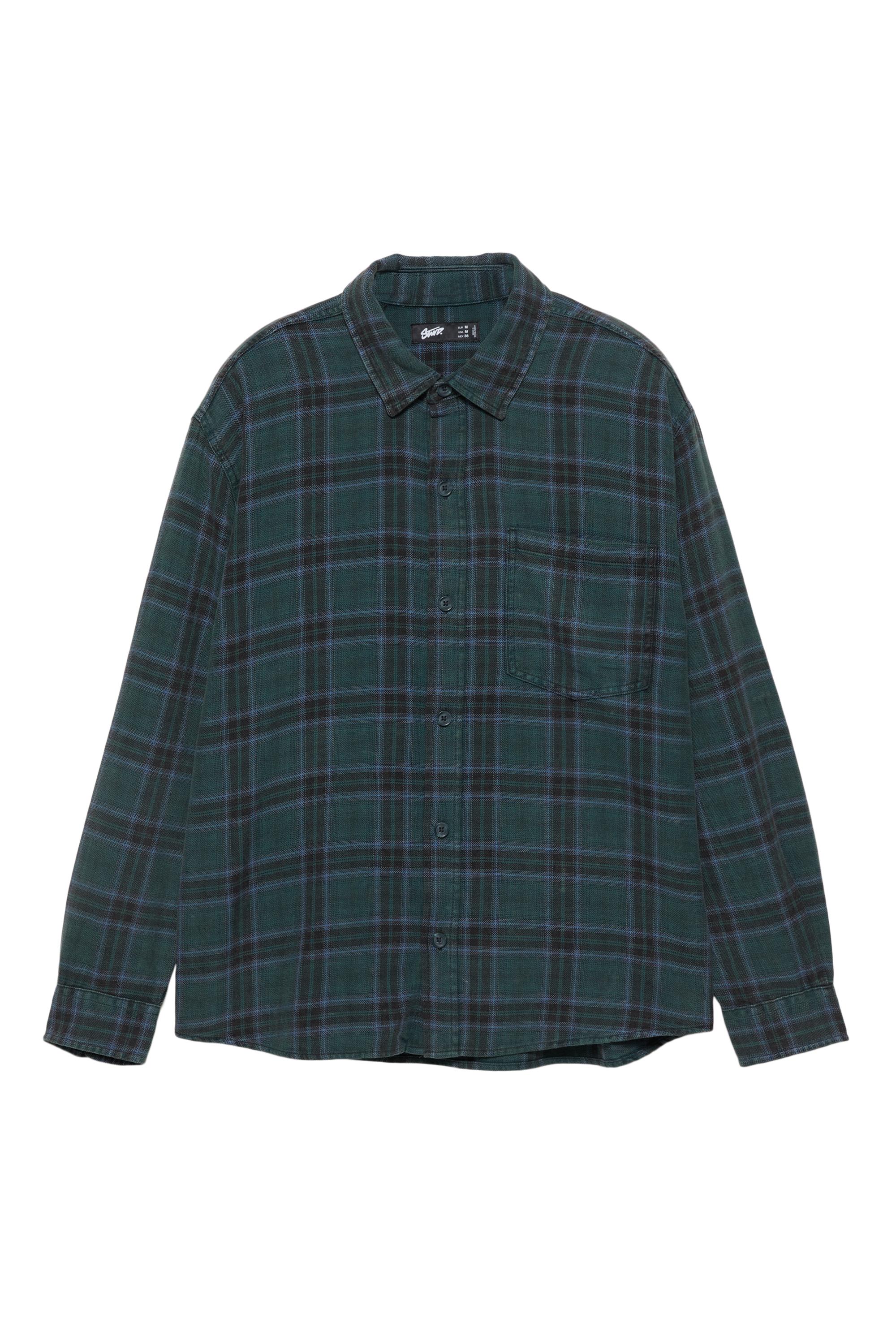 Uzun kollu kareli gömlek - Görsel 25