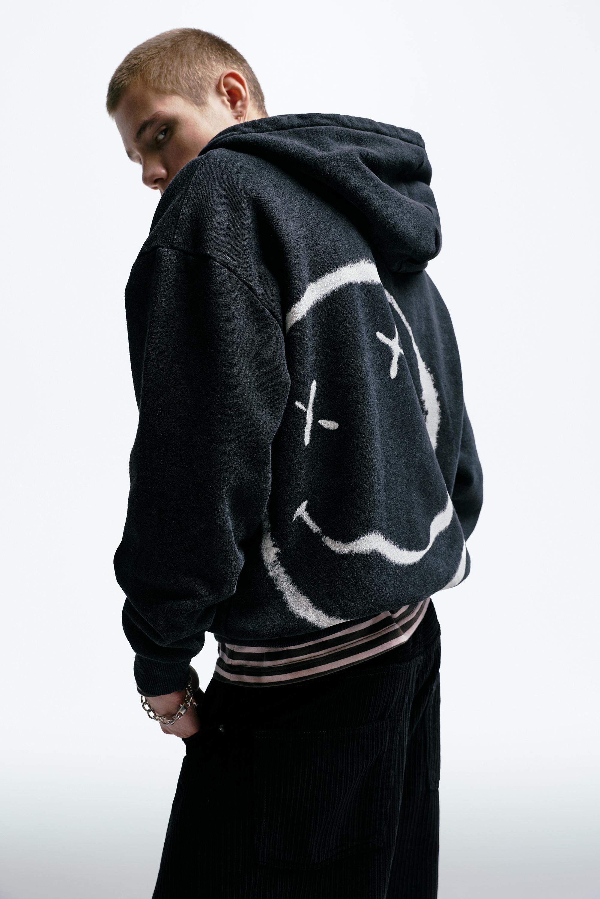 Nirvana fermuarlı kapüşonlu sweatshirt - Görsel 19