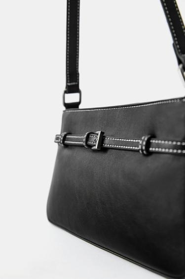 Buckle shoulder bag — Black 4