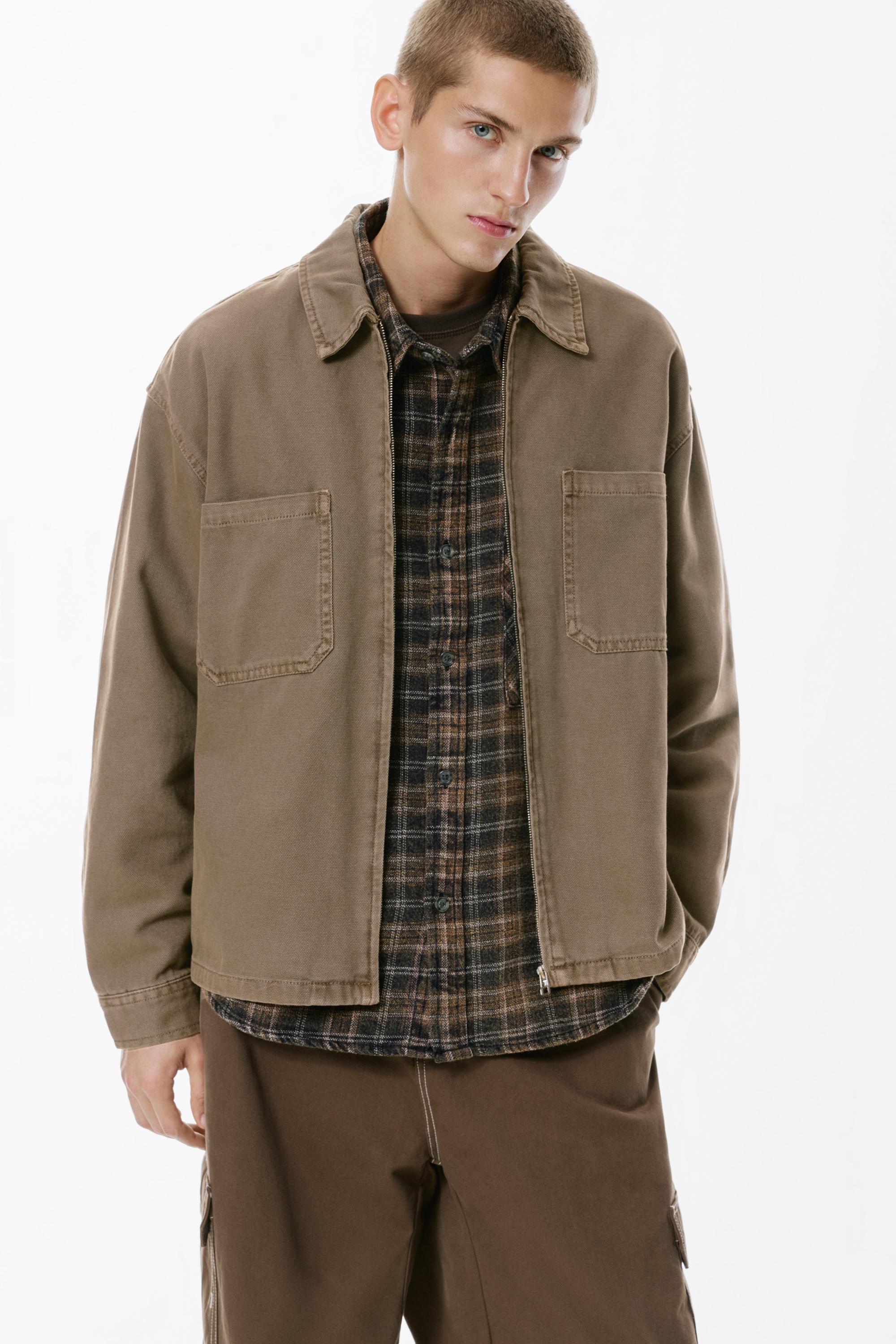 Hemd Mit Reißverschluss Und Taschen