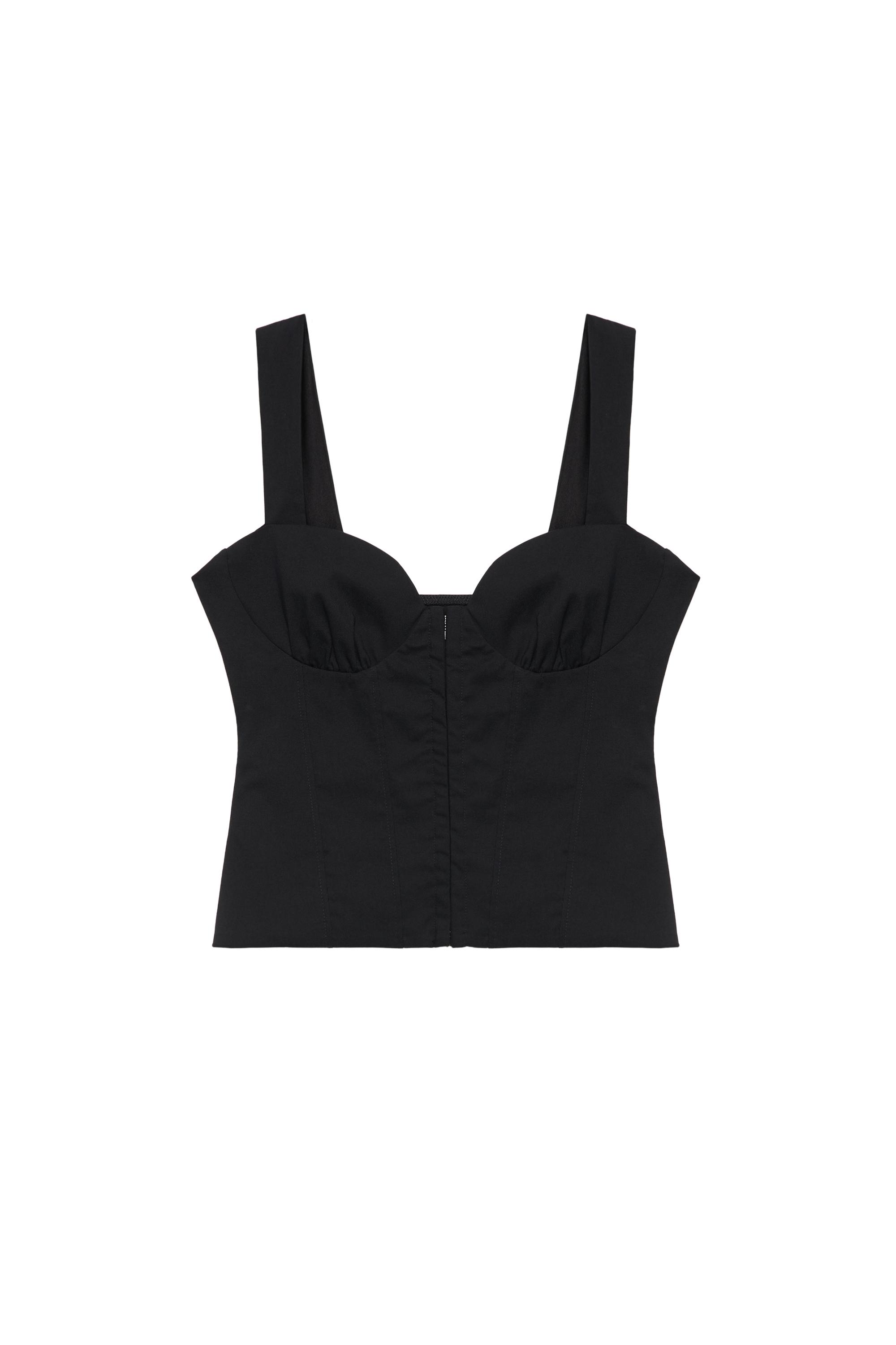 Pull&Bear Korse tarzı askılı top görsel 3