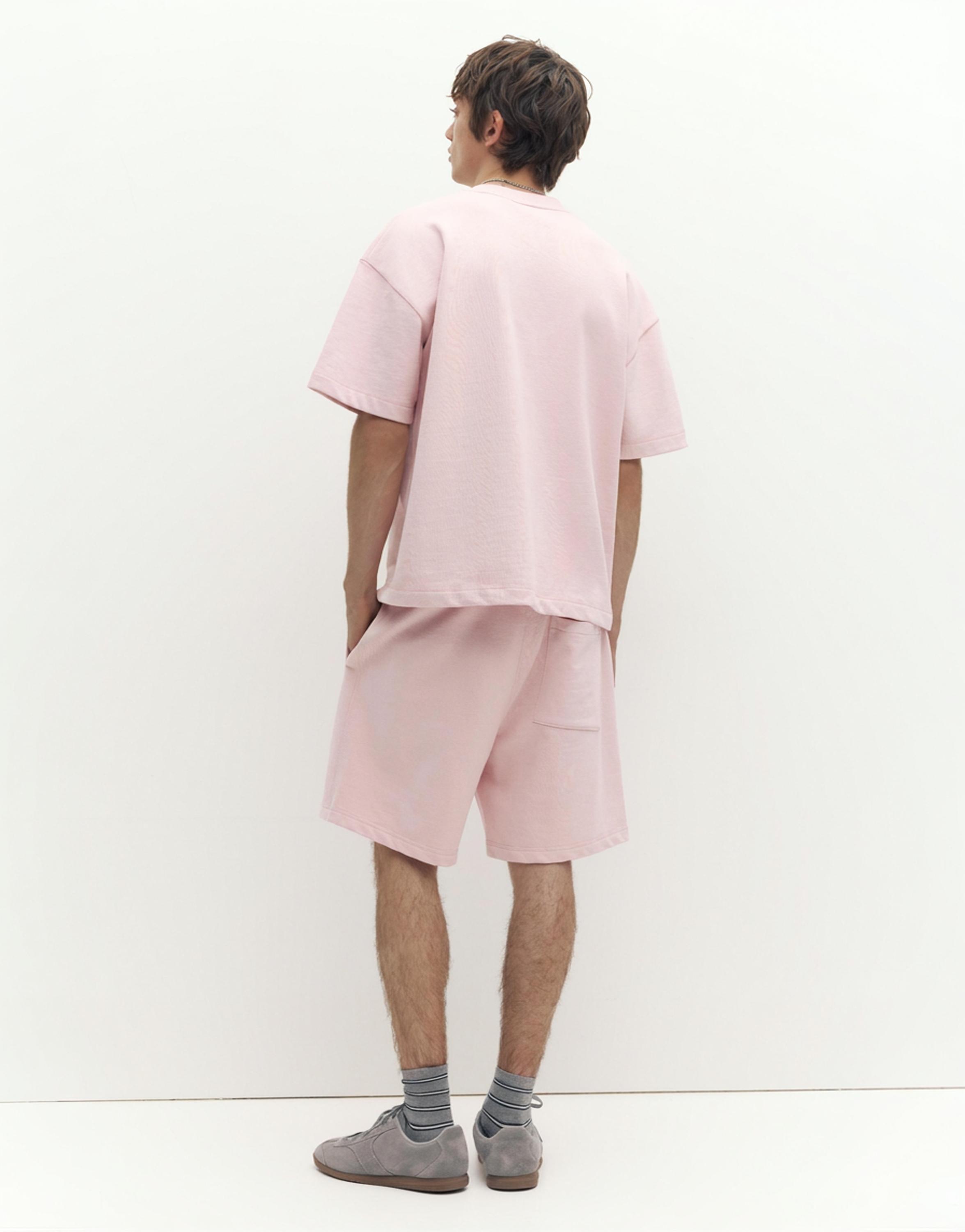 Logolu jogger bermuda şort - Görsel 29