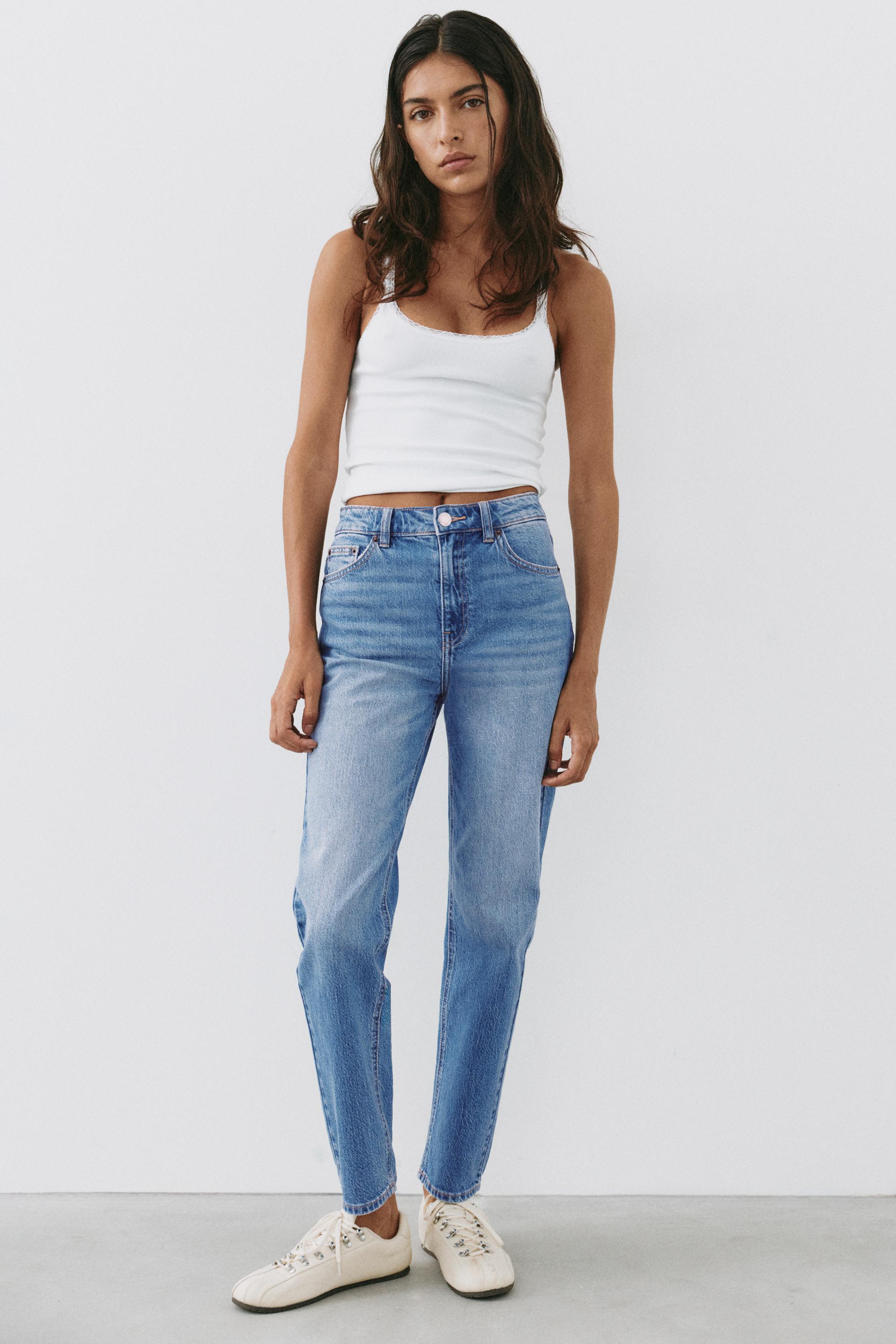 Jeans Slim A Vita Alta