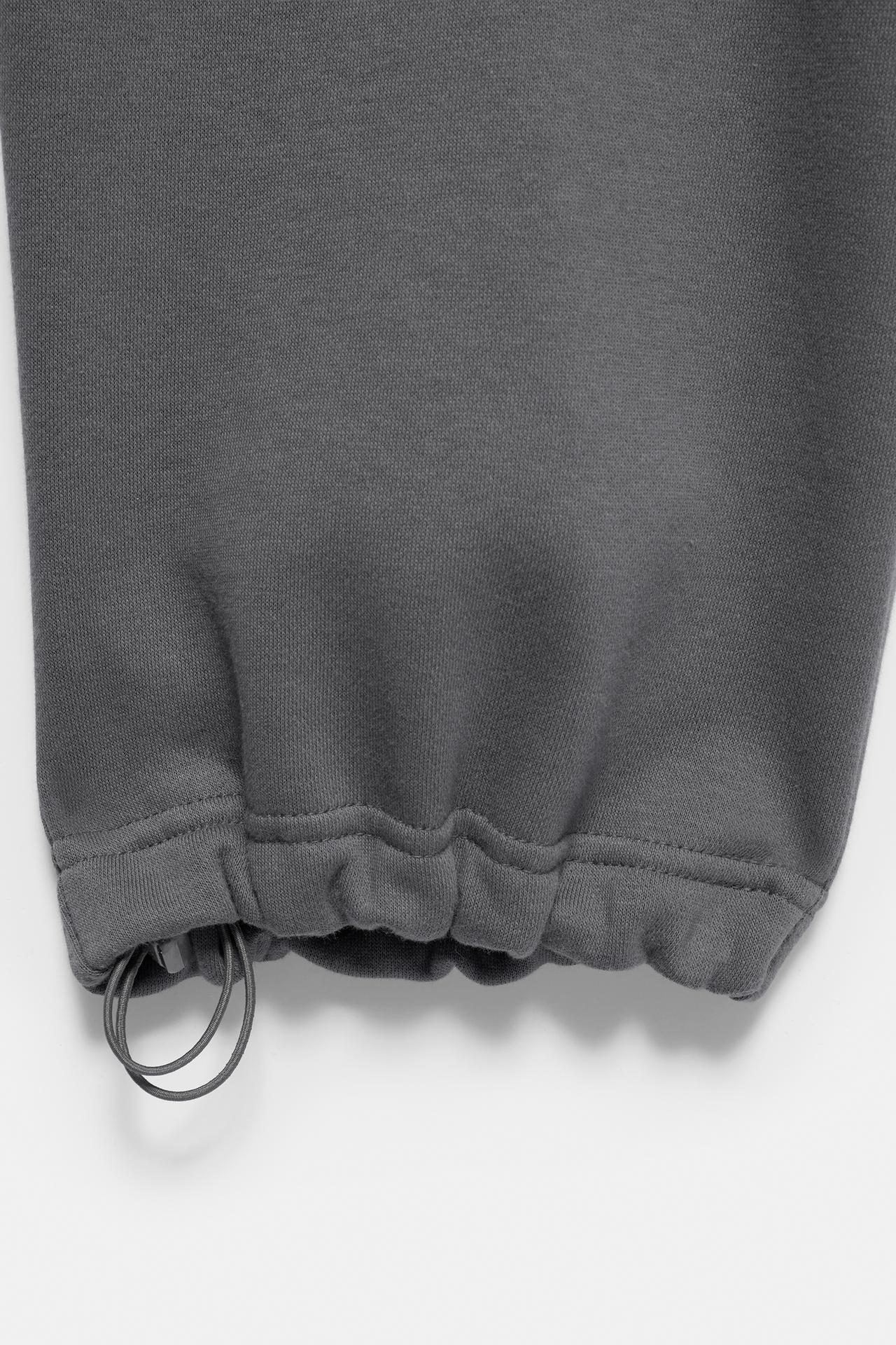 Basic baggy tracksuit bottoms — Anthracite grey