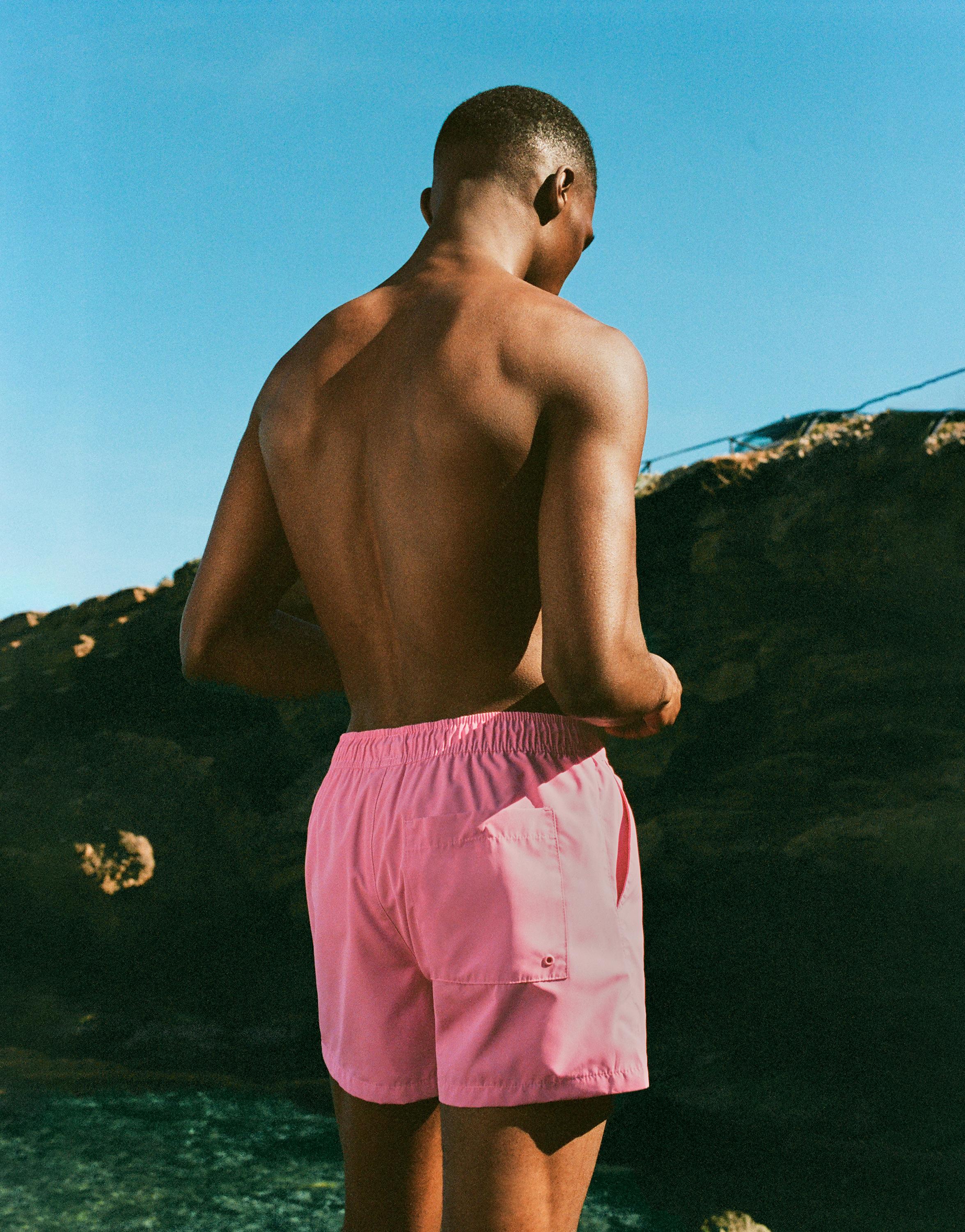 Basic swimming trunks — Pink