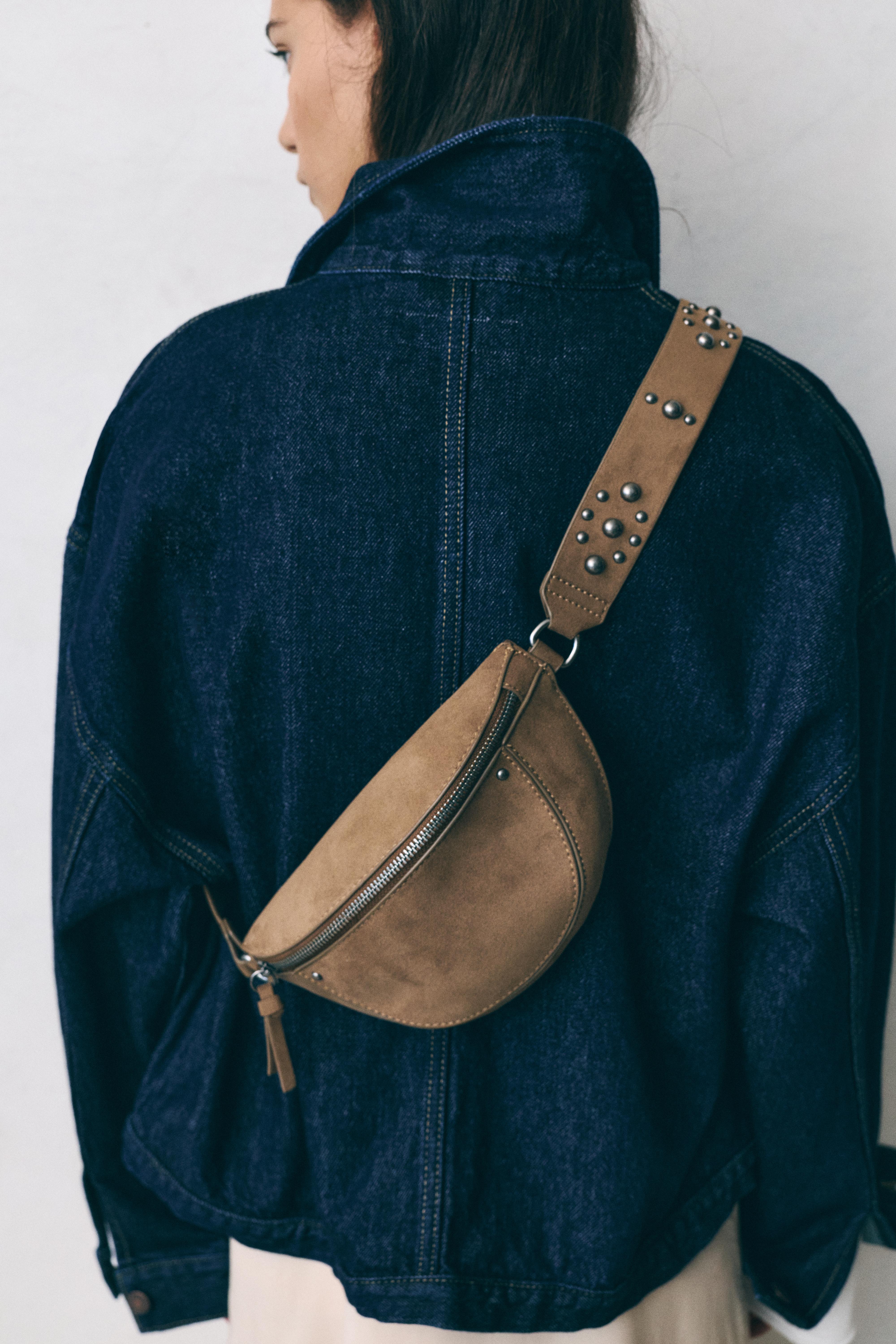 Studded belt bag — Leather