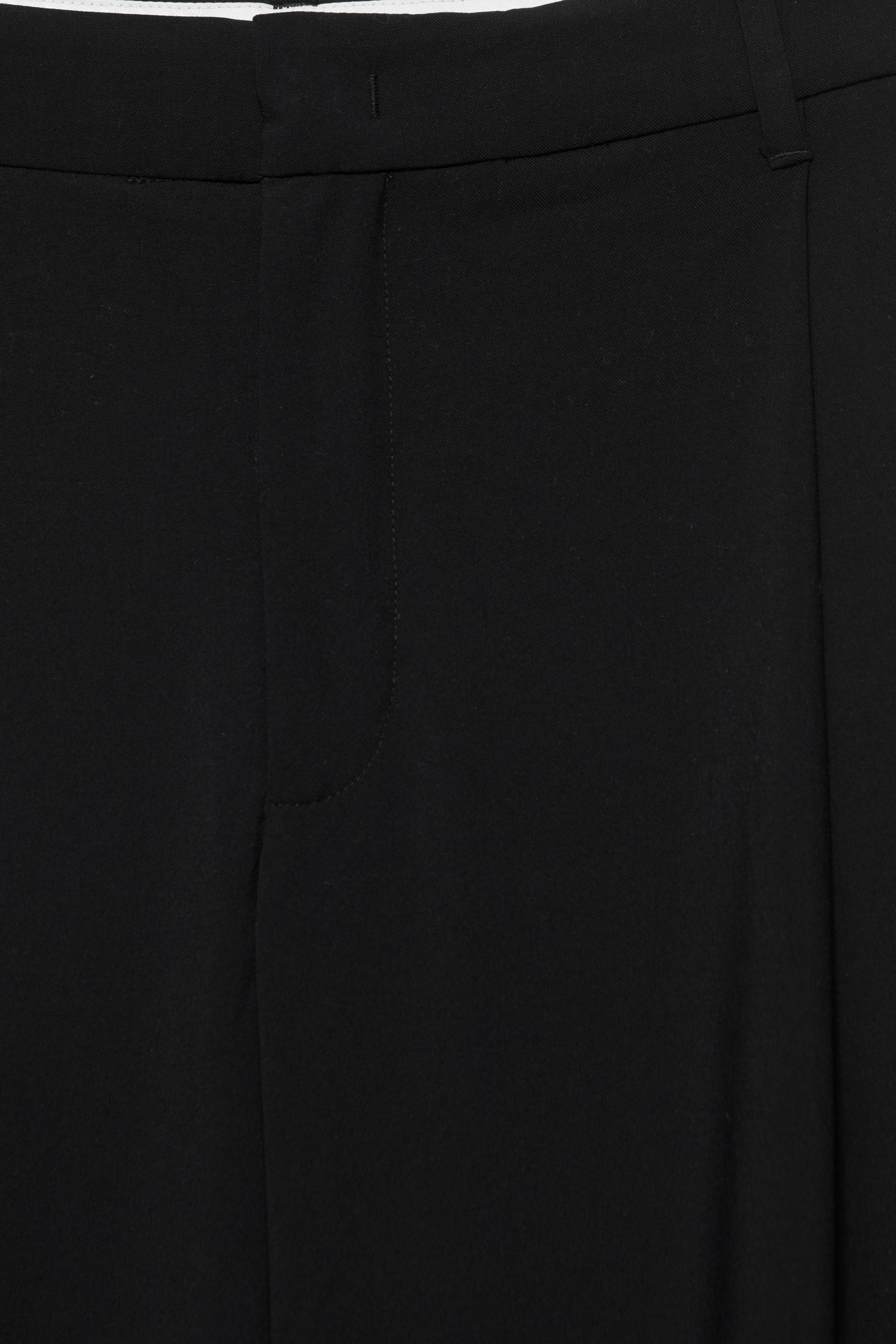 Darted smart trousers — Black
