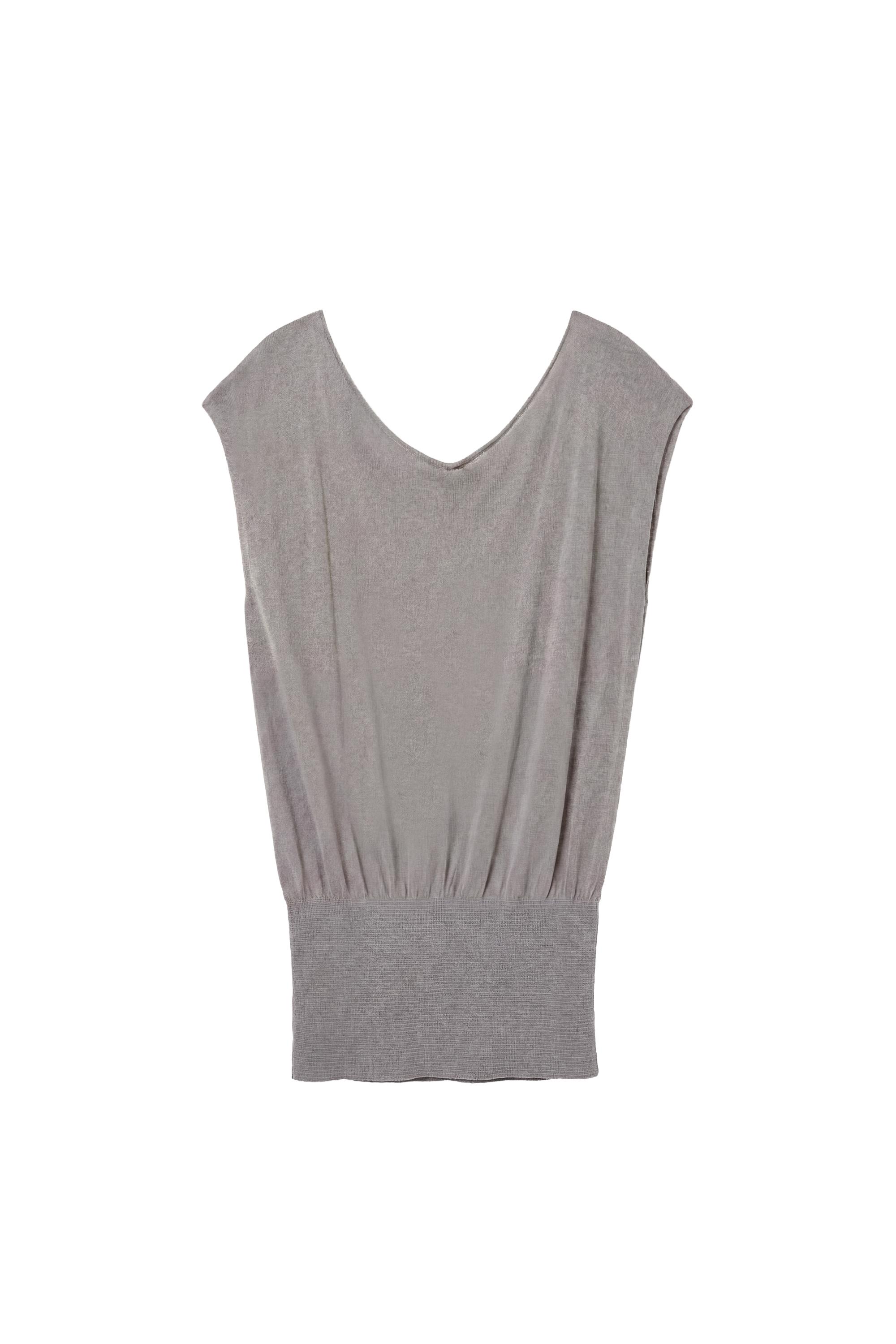 Pull&Bear Lastik belli top görsel 4