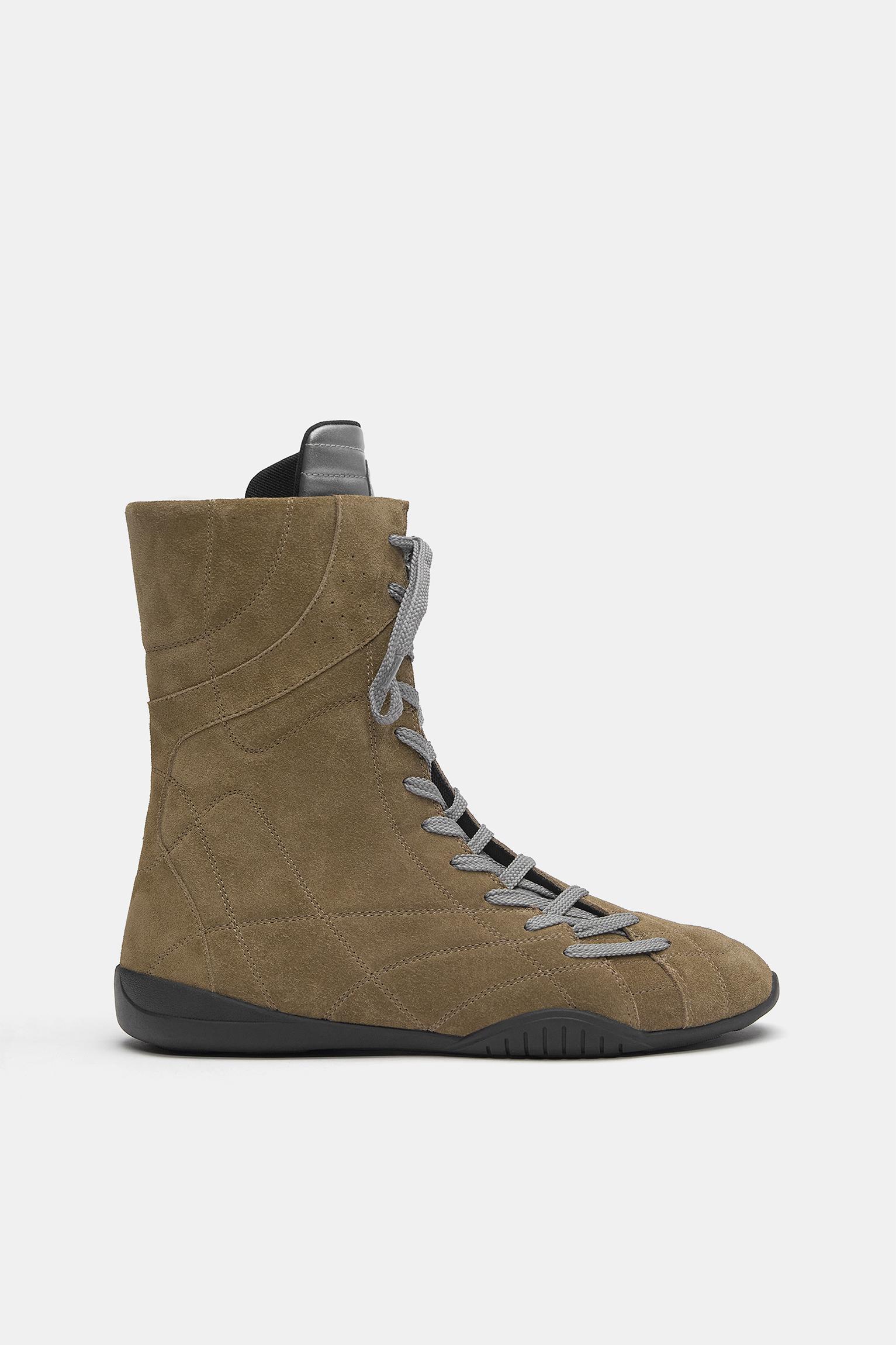 Schnürstiefel Aus Leder Lueder