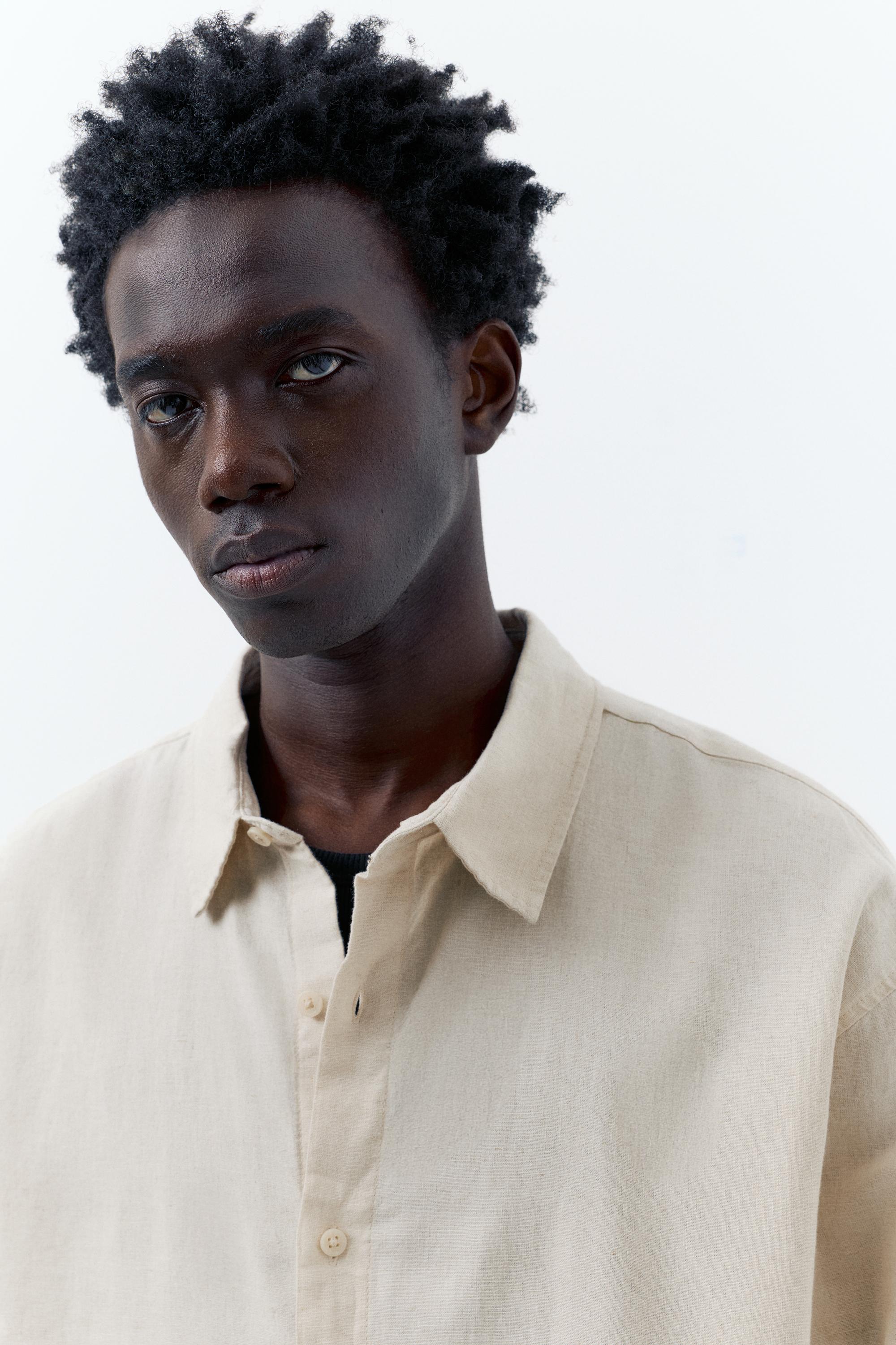 Ketenli gömlek - Görsel 27