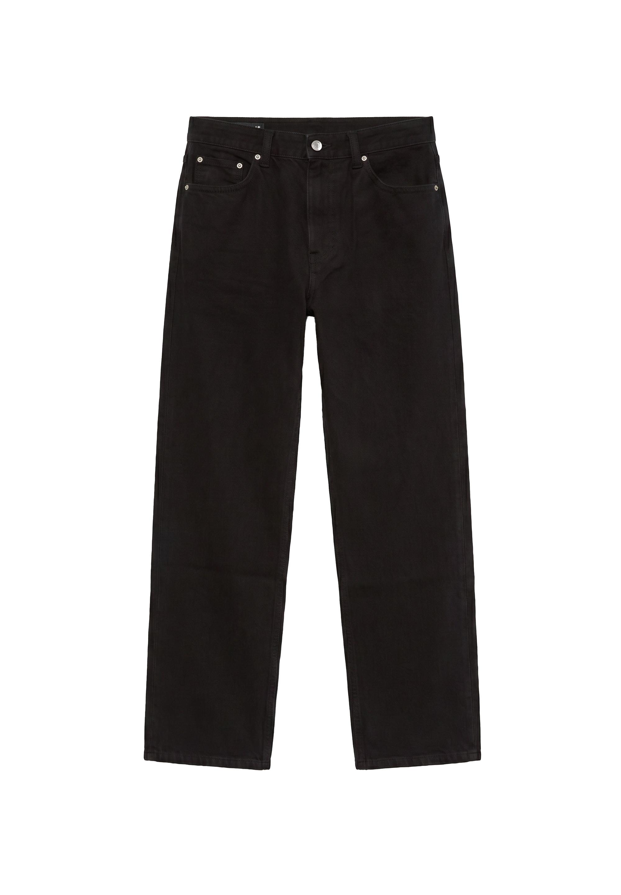 Straight-leg trousers — Black