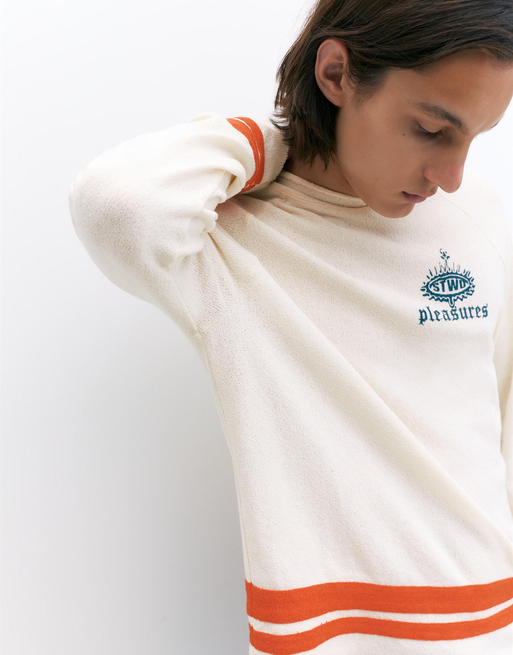 Pleasures x STWD jumper — Grey marl