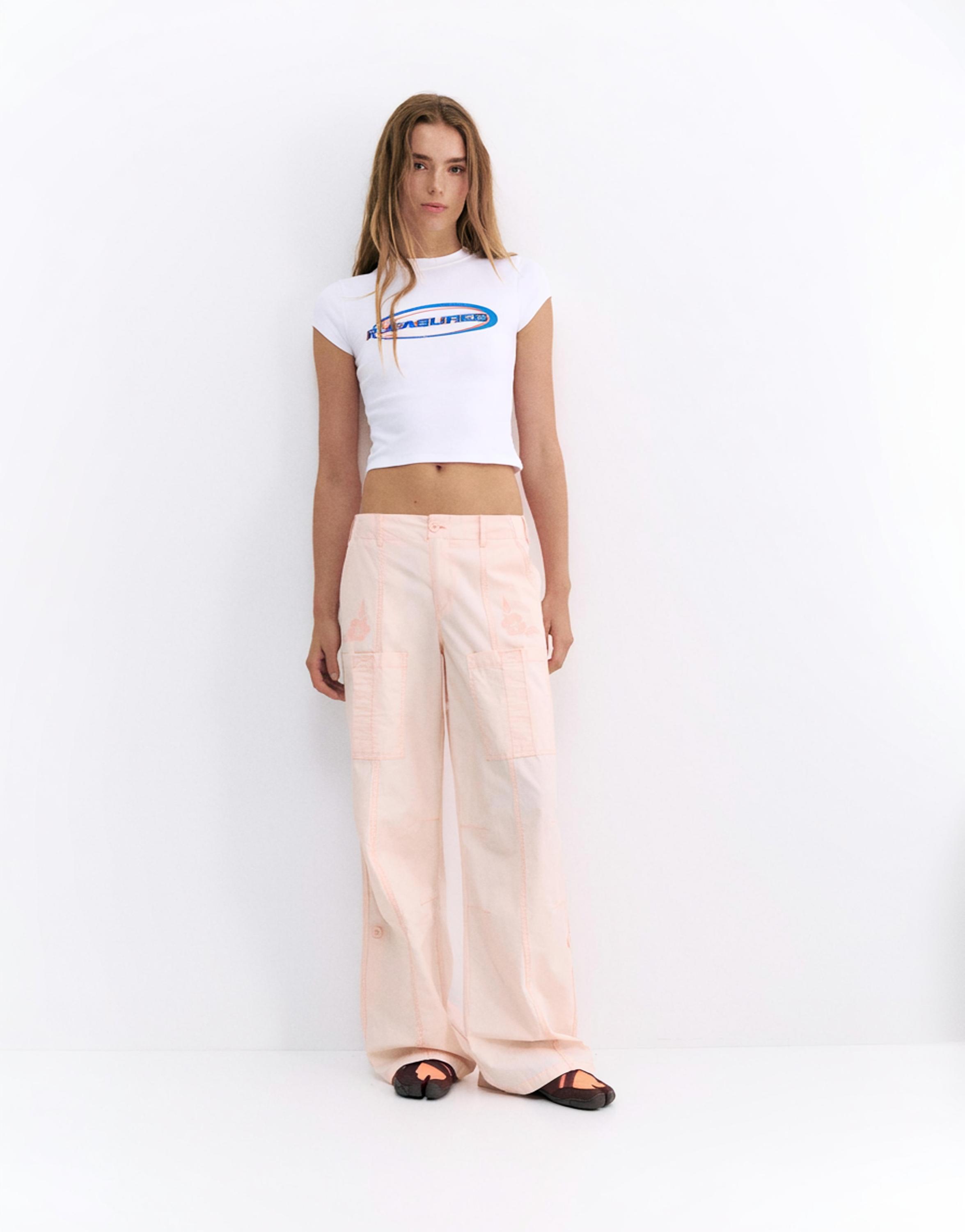 Pleasures x STWD Cargo Trousers — Pink