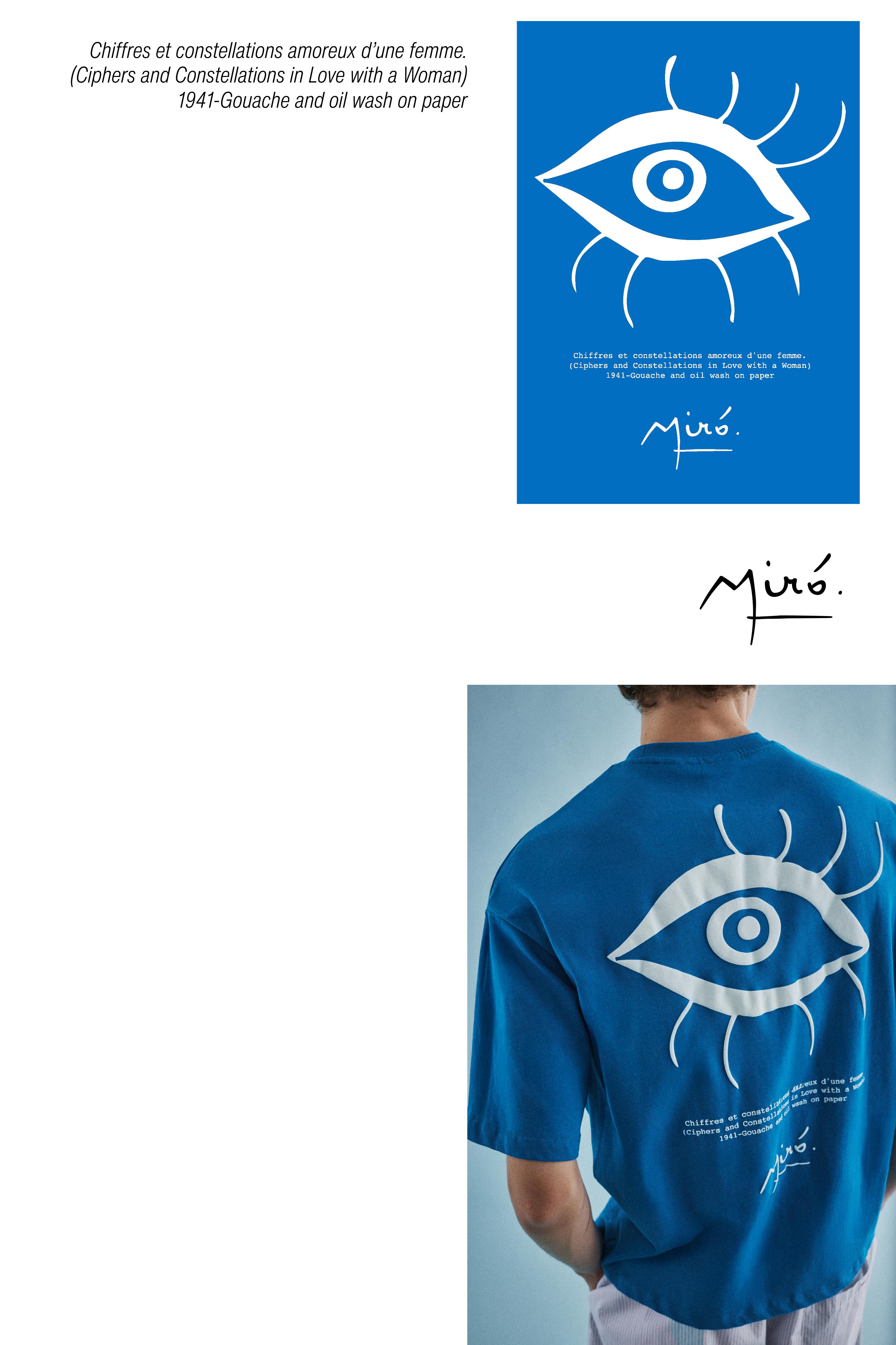 Miró relaxed fit T-shirt — Deep blue