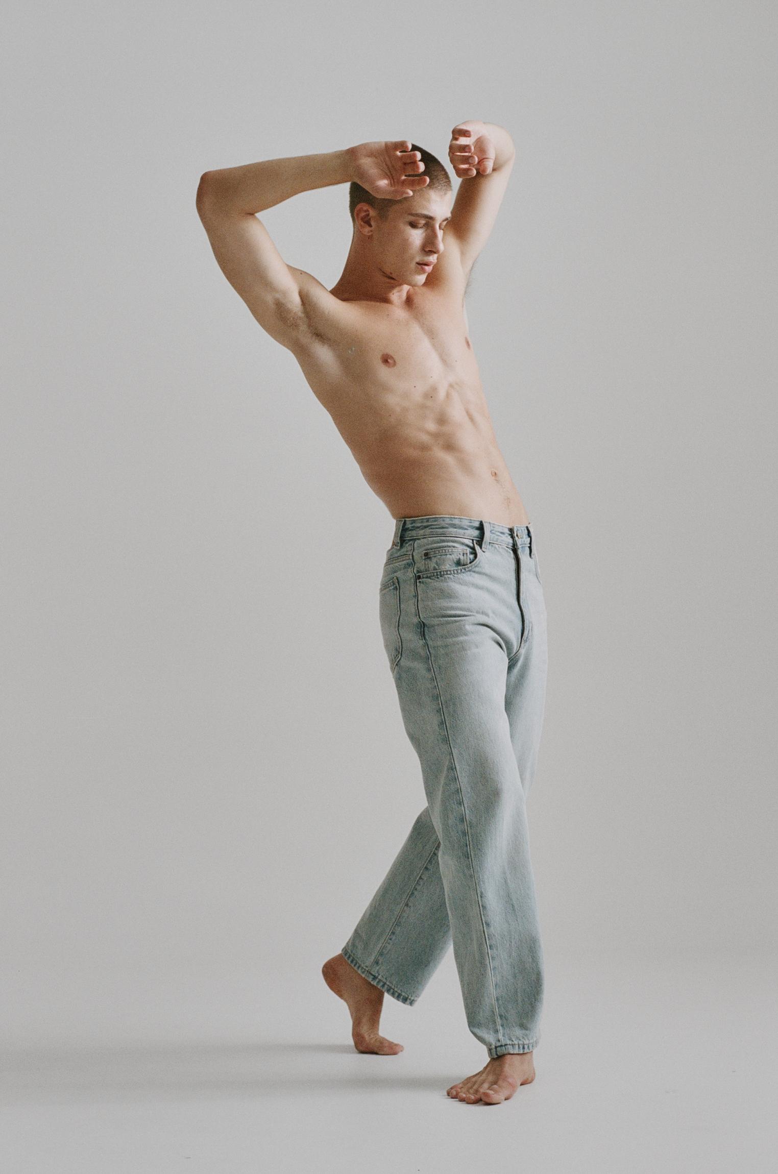 Baggy jeans — Pale indigo