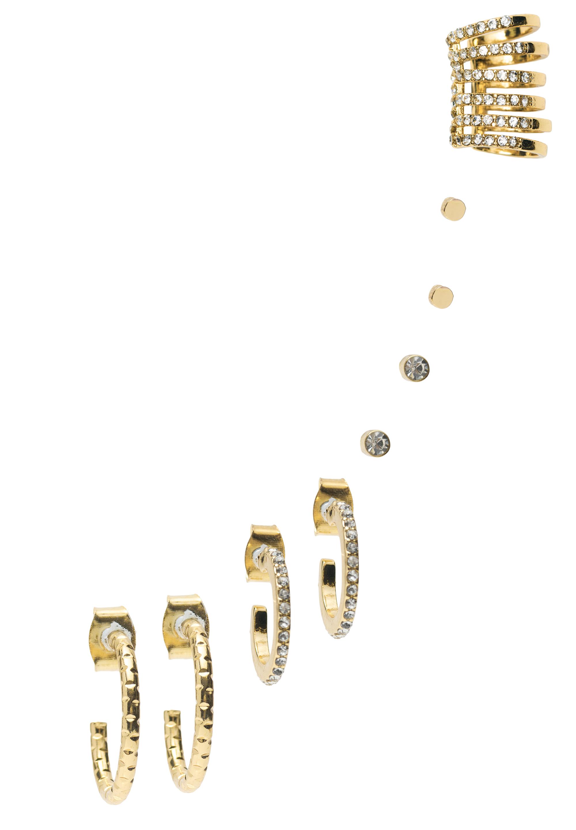 Pack of ear cuff earrings — Gold