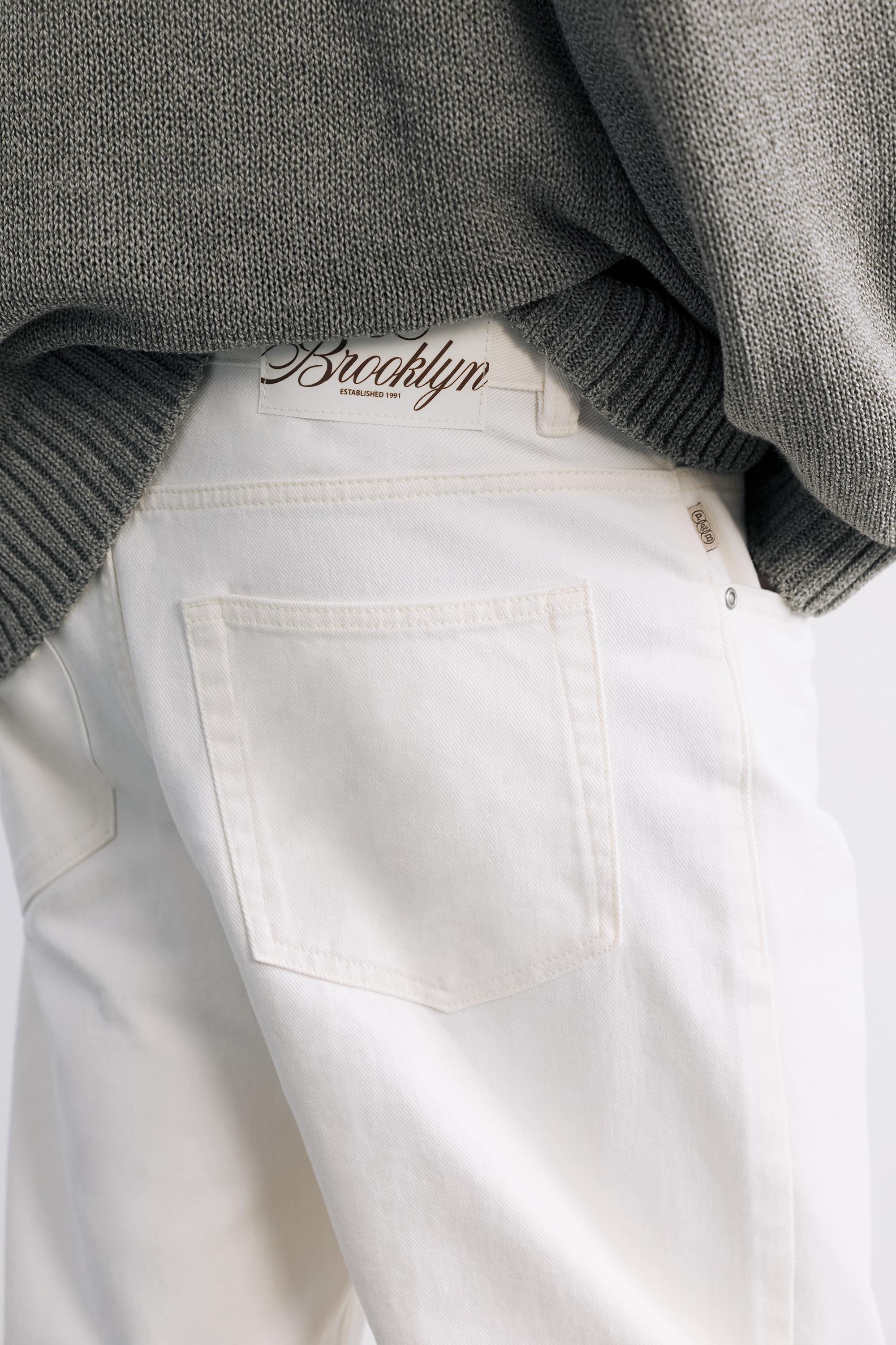 Straight-leg trousers — Tan