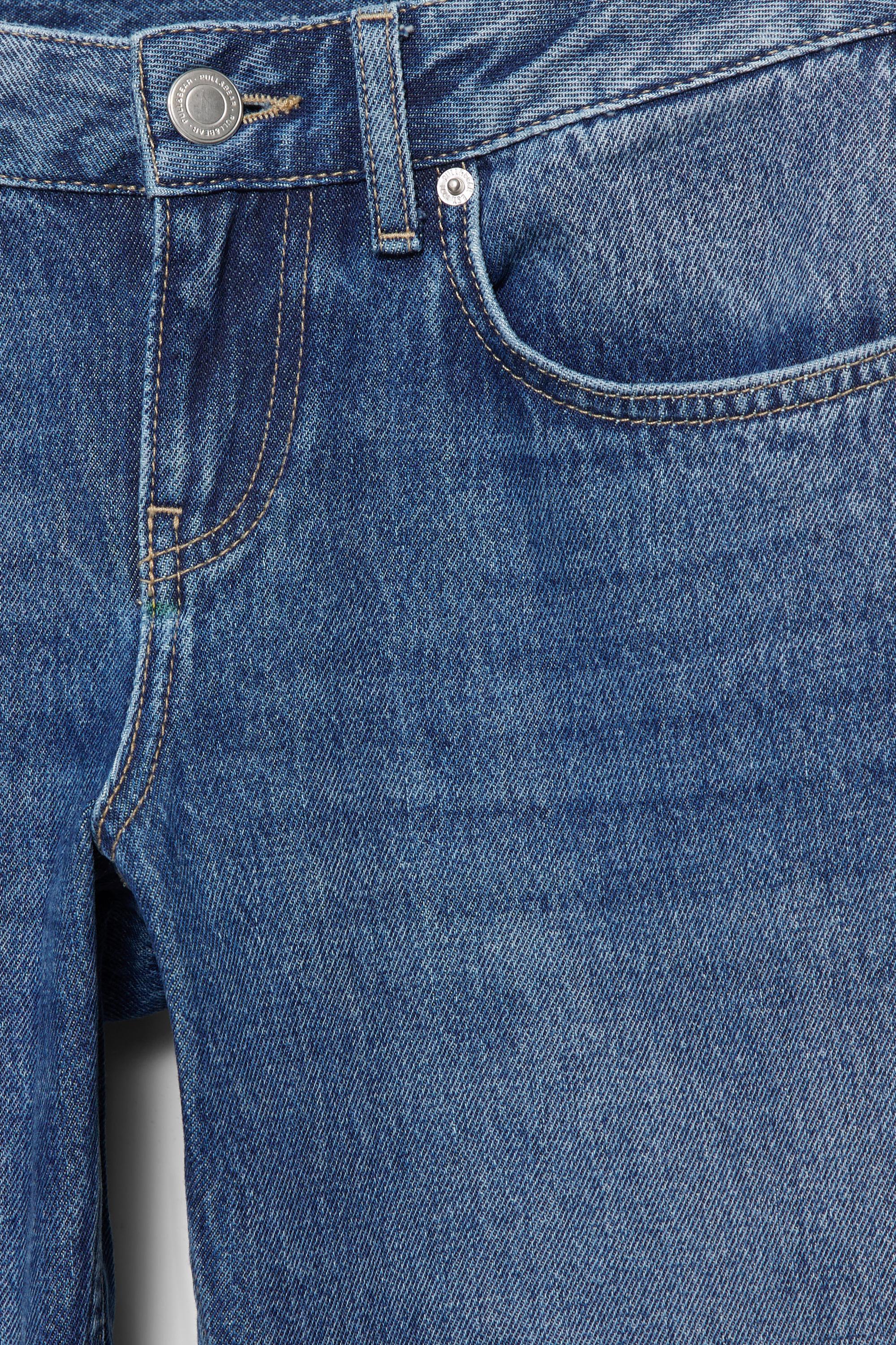 Yıldız detaylı straight fit jean - Görsel 33