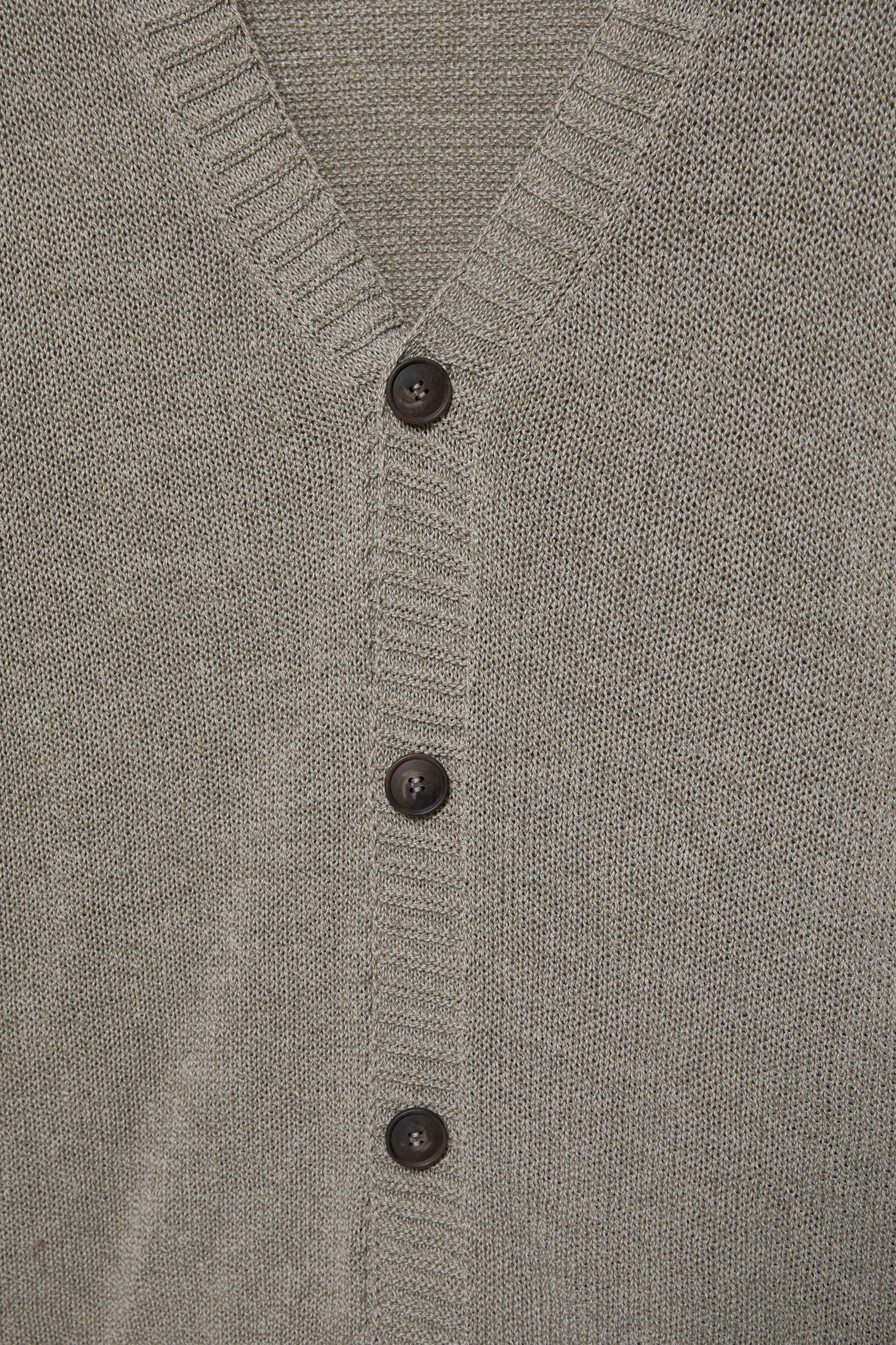 Rustic cardigan — Taupe