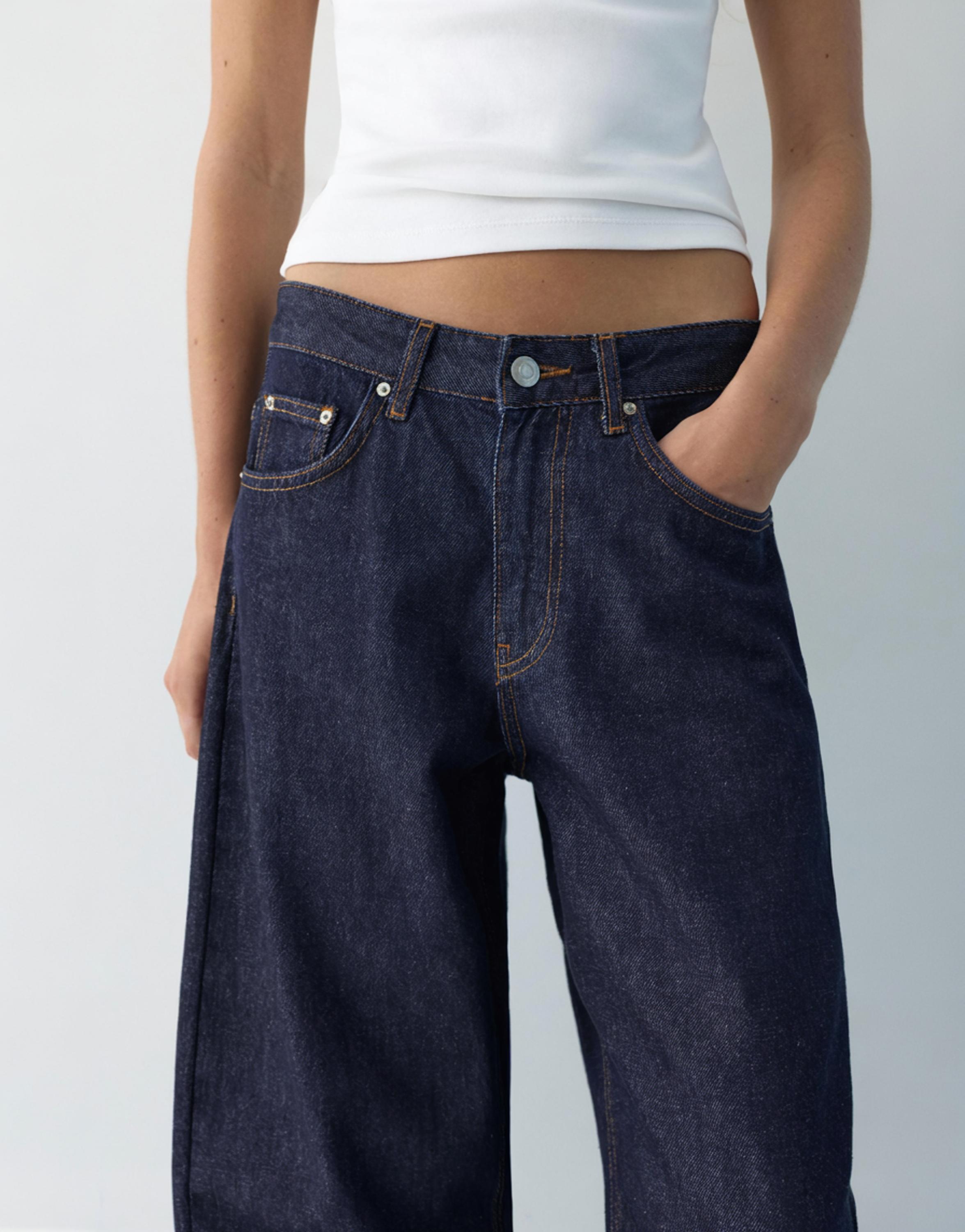 Düşük bel barrel jean - Görsel 51