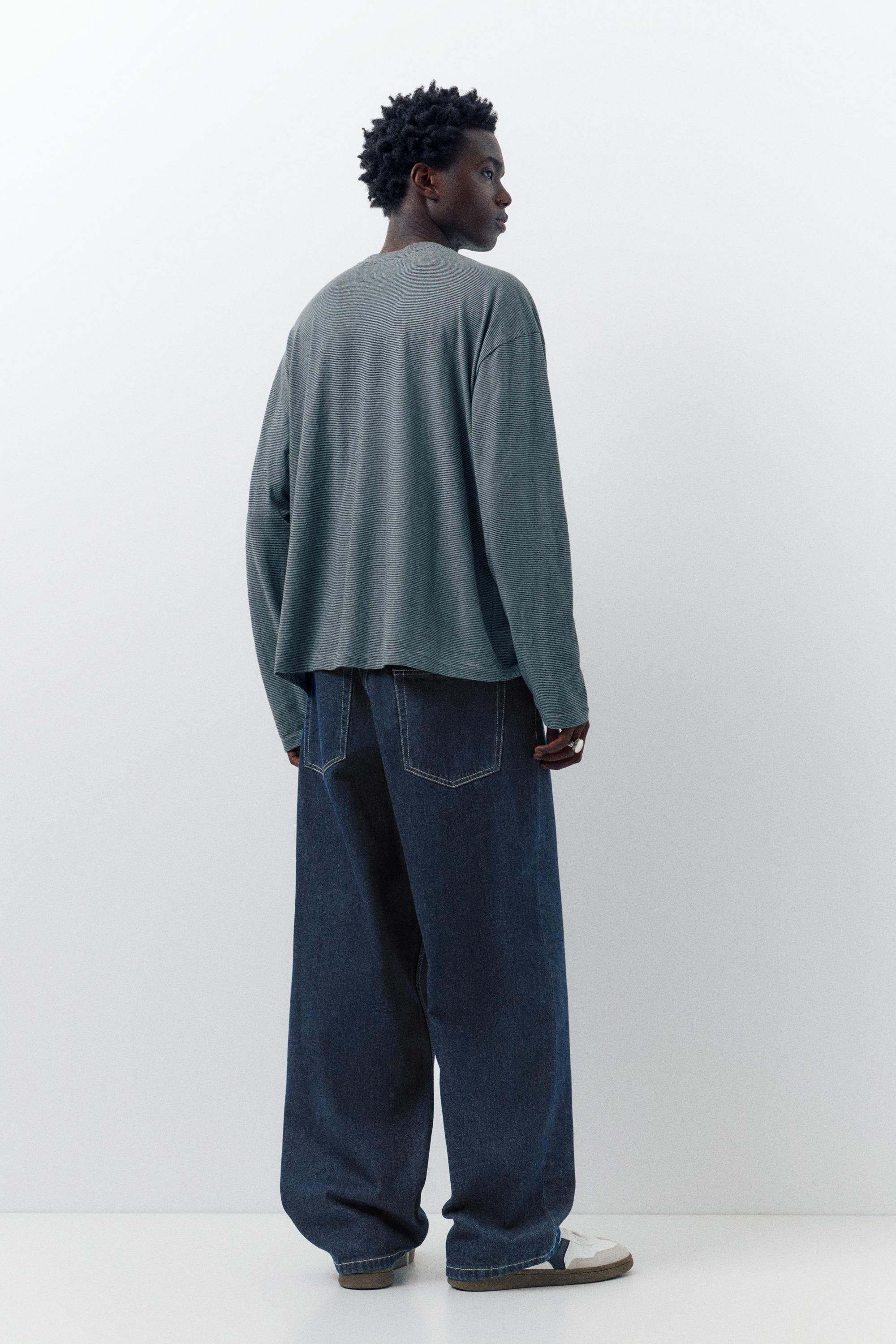 Relaxed fit baggy jeans — Indigo