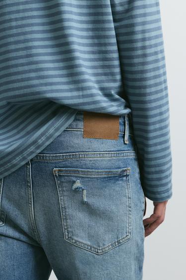Ripped skinny jeans — Medium blue 5