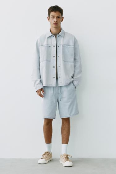 Denim overshirt — Sky blue 5