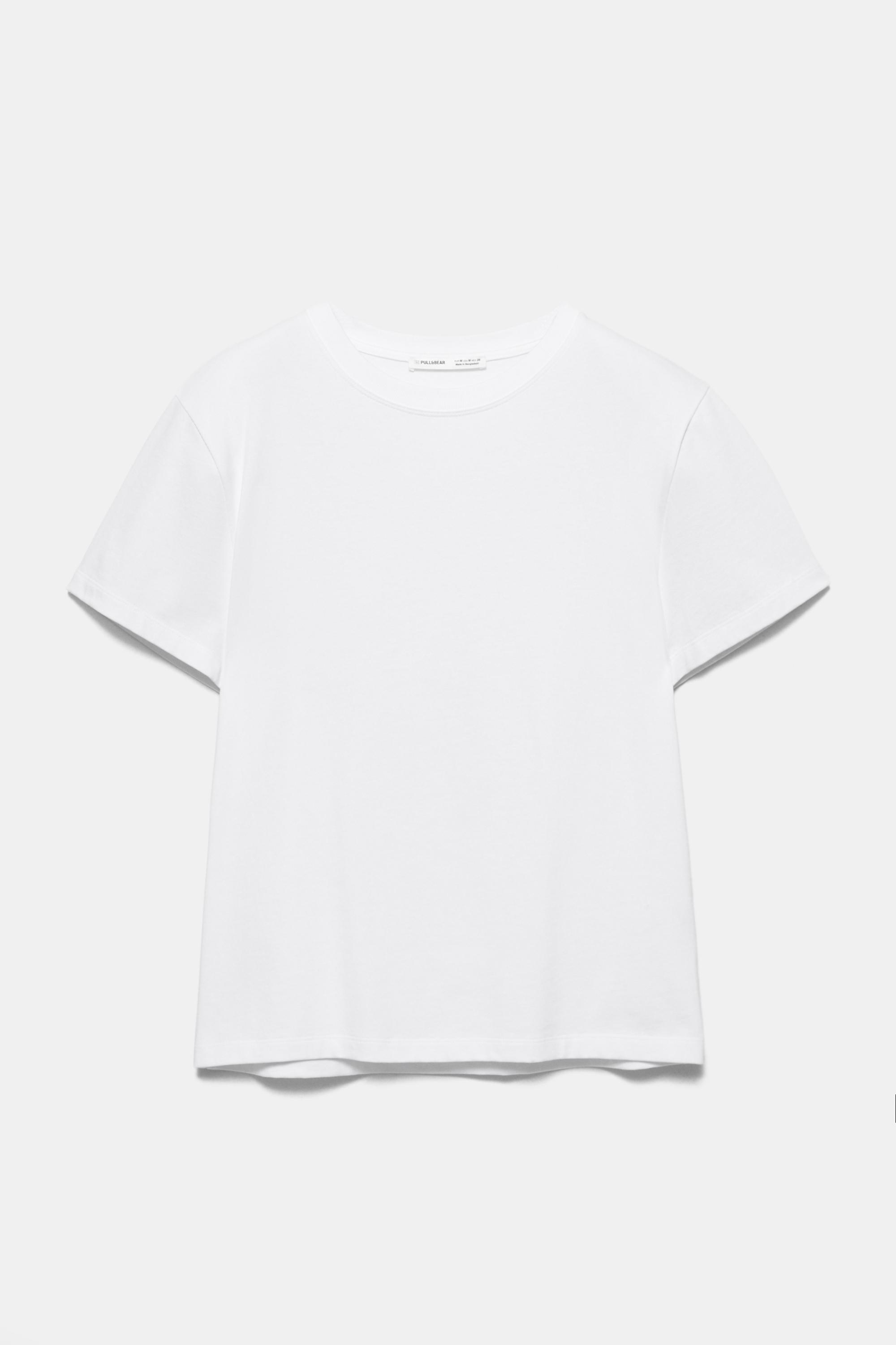 Short sleeve T-shirt 100% cotton — White