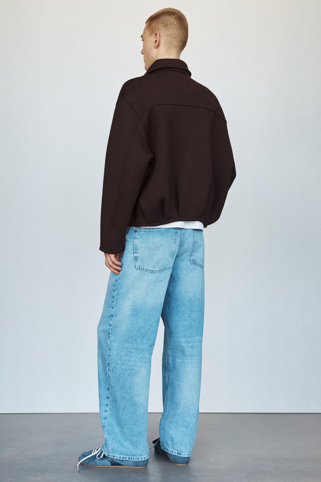 Neoprene balloon jacket — Brown