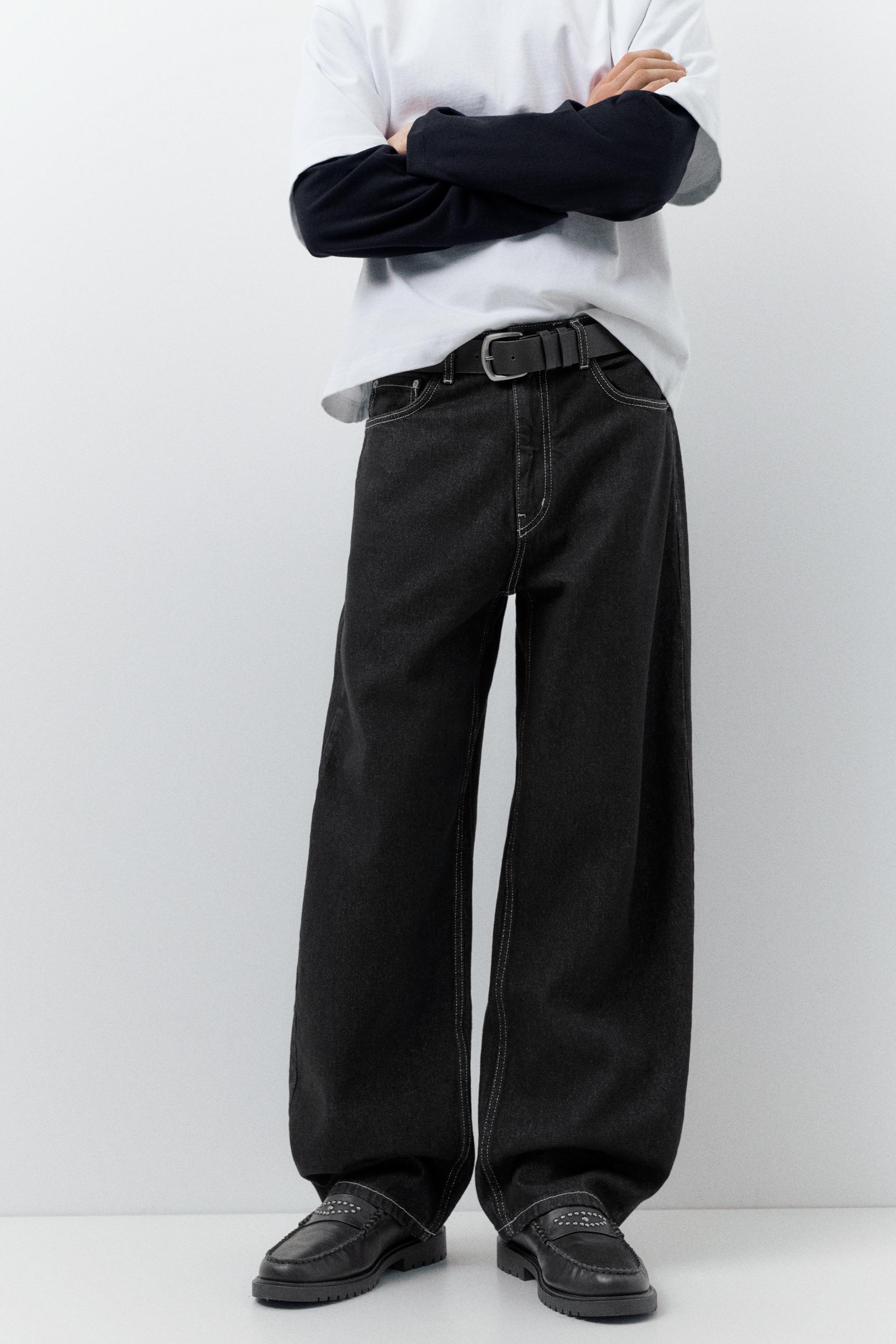 Baggy balloon jeans — Black