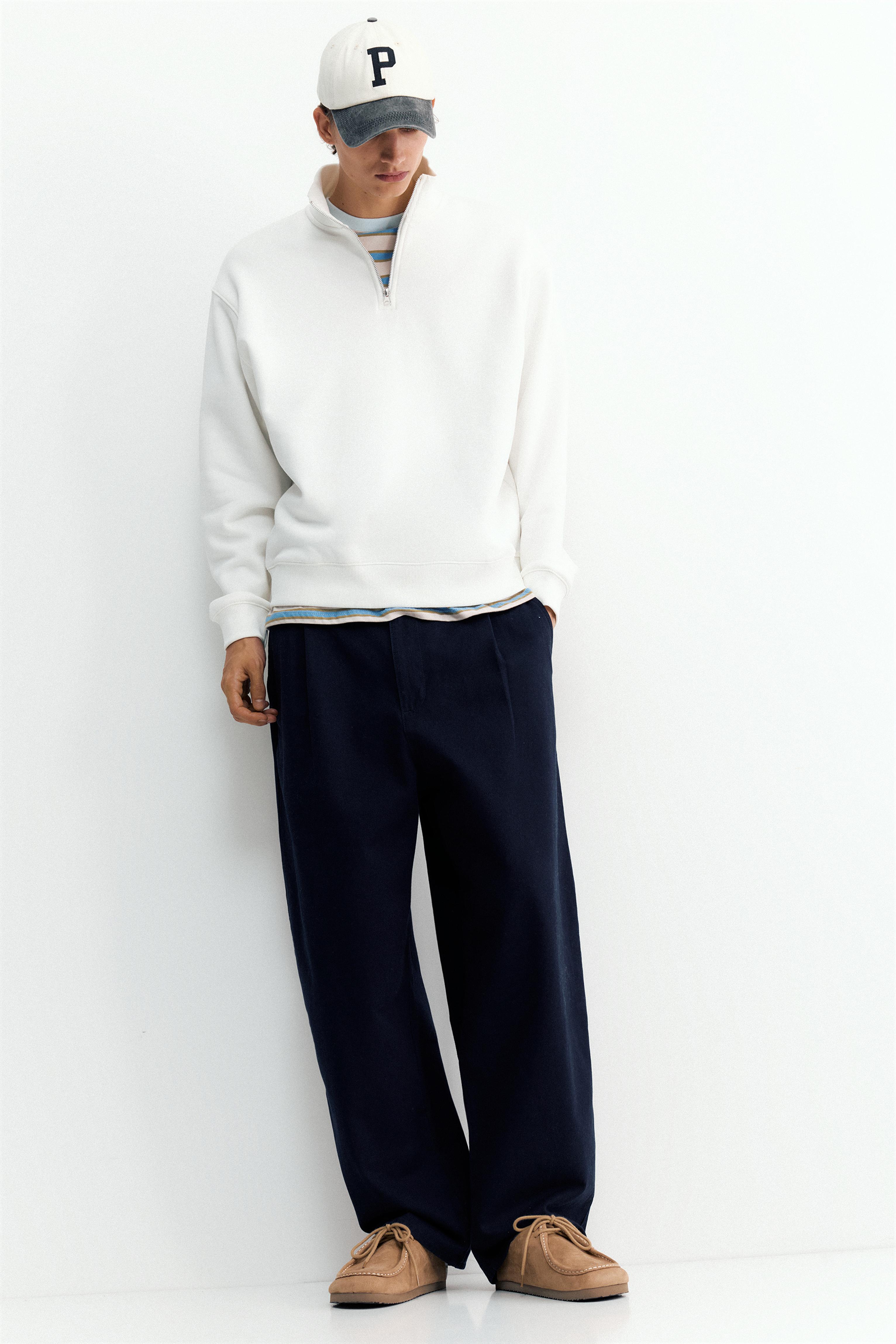 Lace-up clogs — Ecru