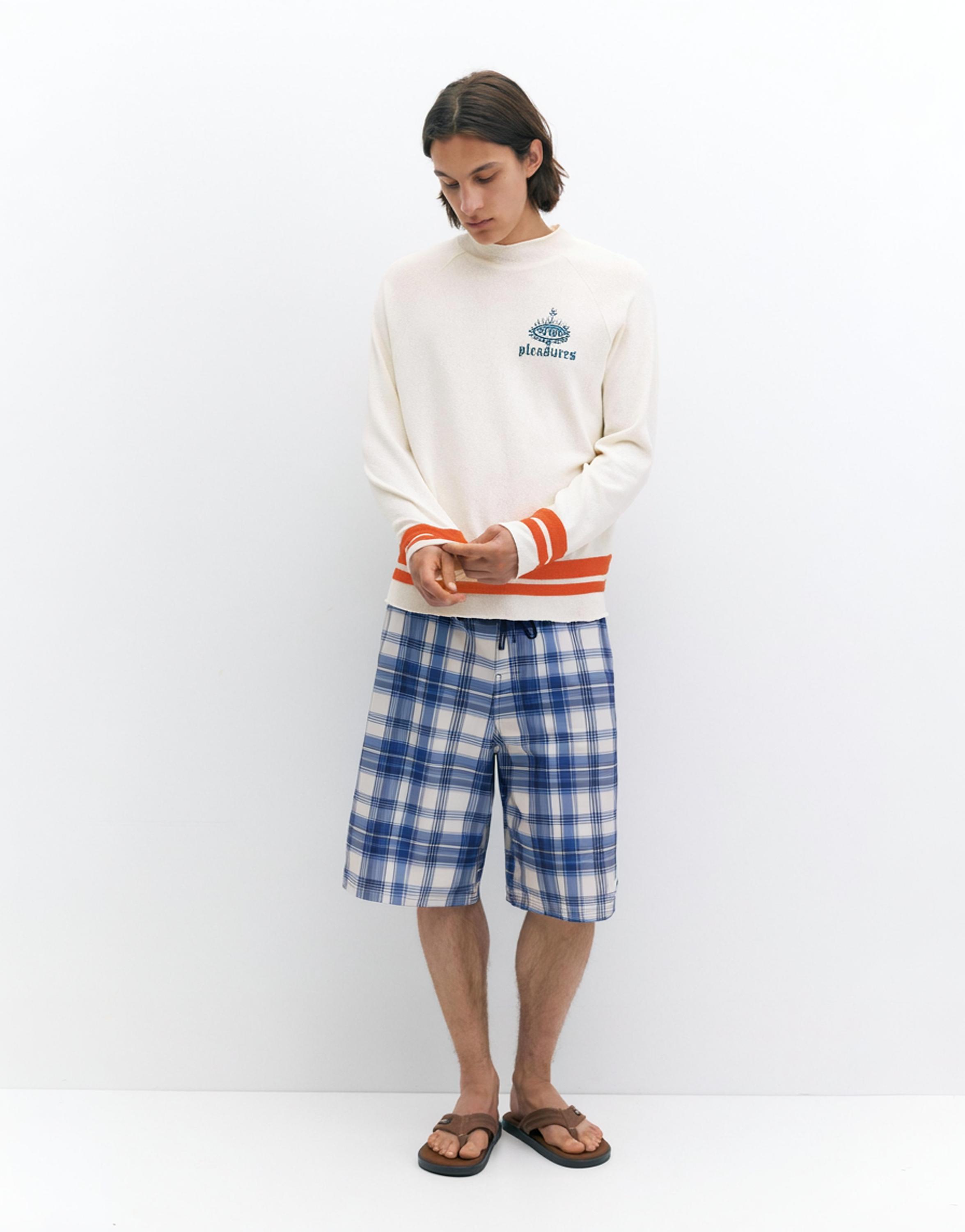 Pleasures x STWD jumper — Grey marl