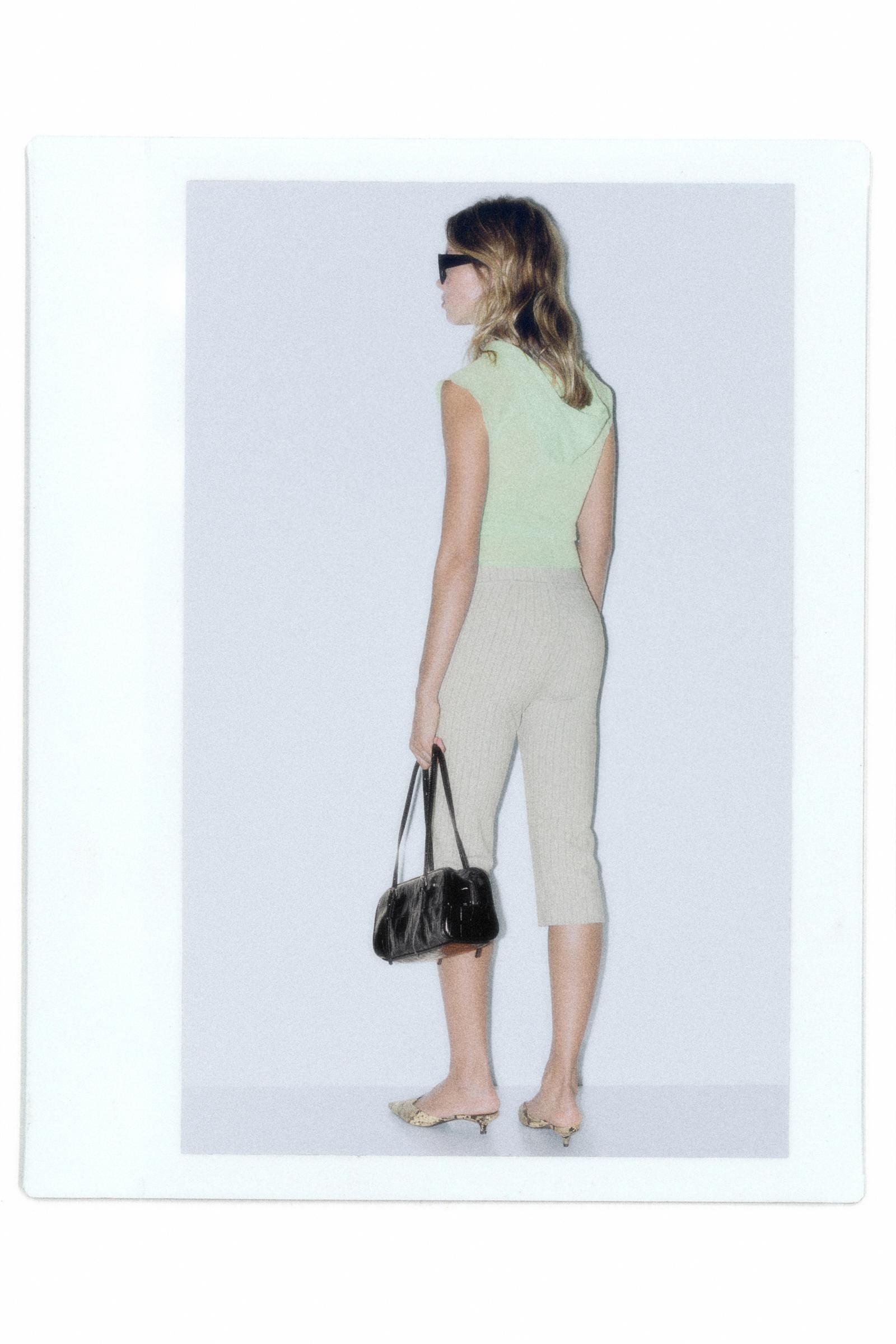 Striped capris — Striped