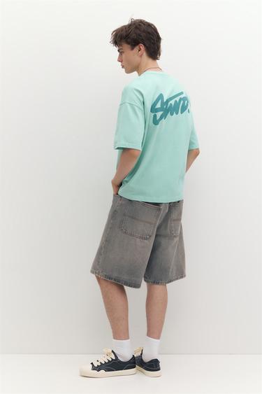 STWD logo boxy T-shirt — Green 6