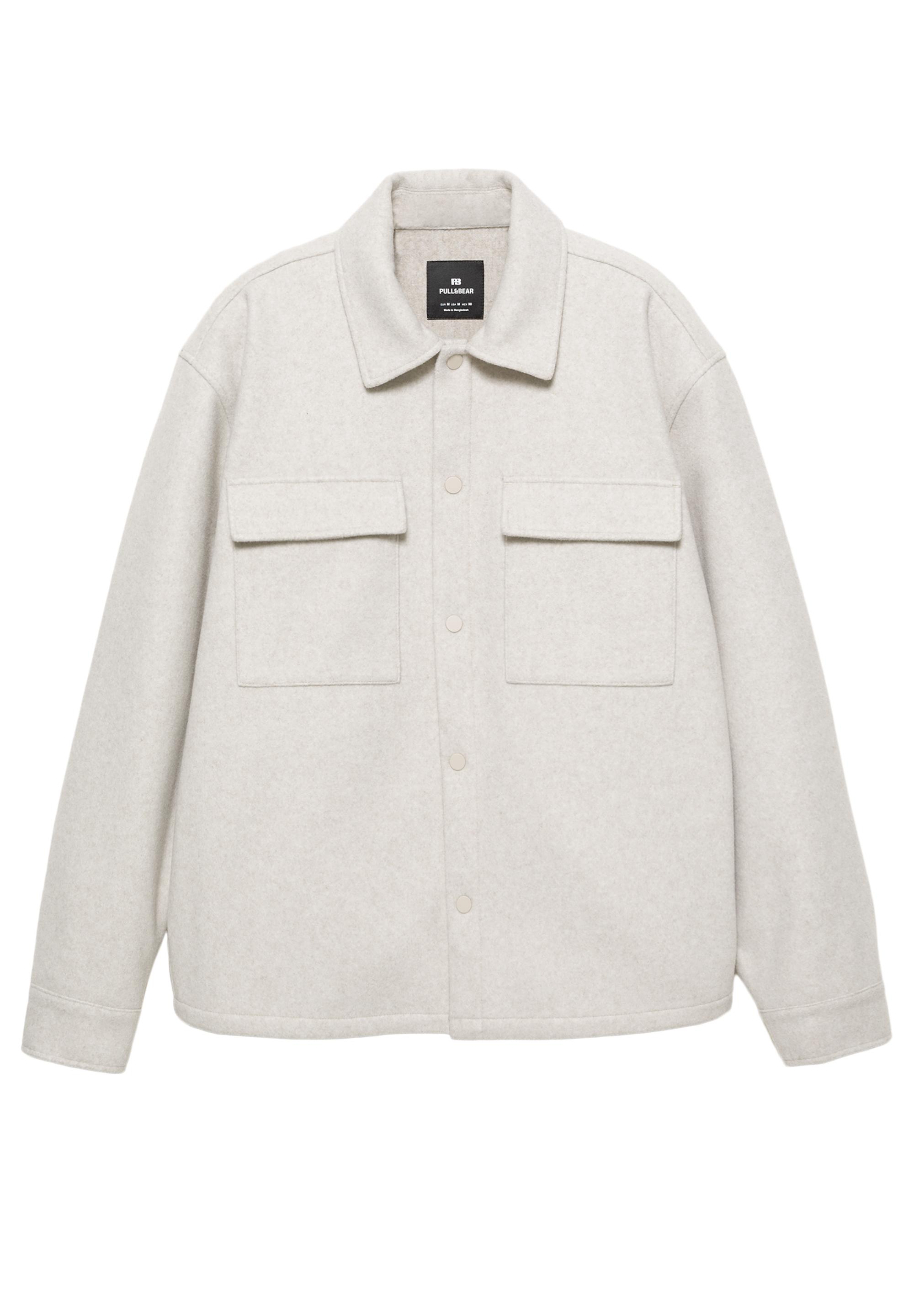 Cepli yünlü ince ceket - Görsel 22