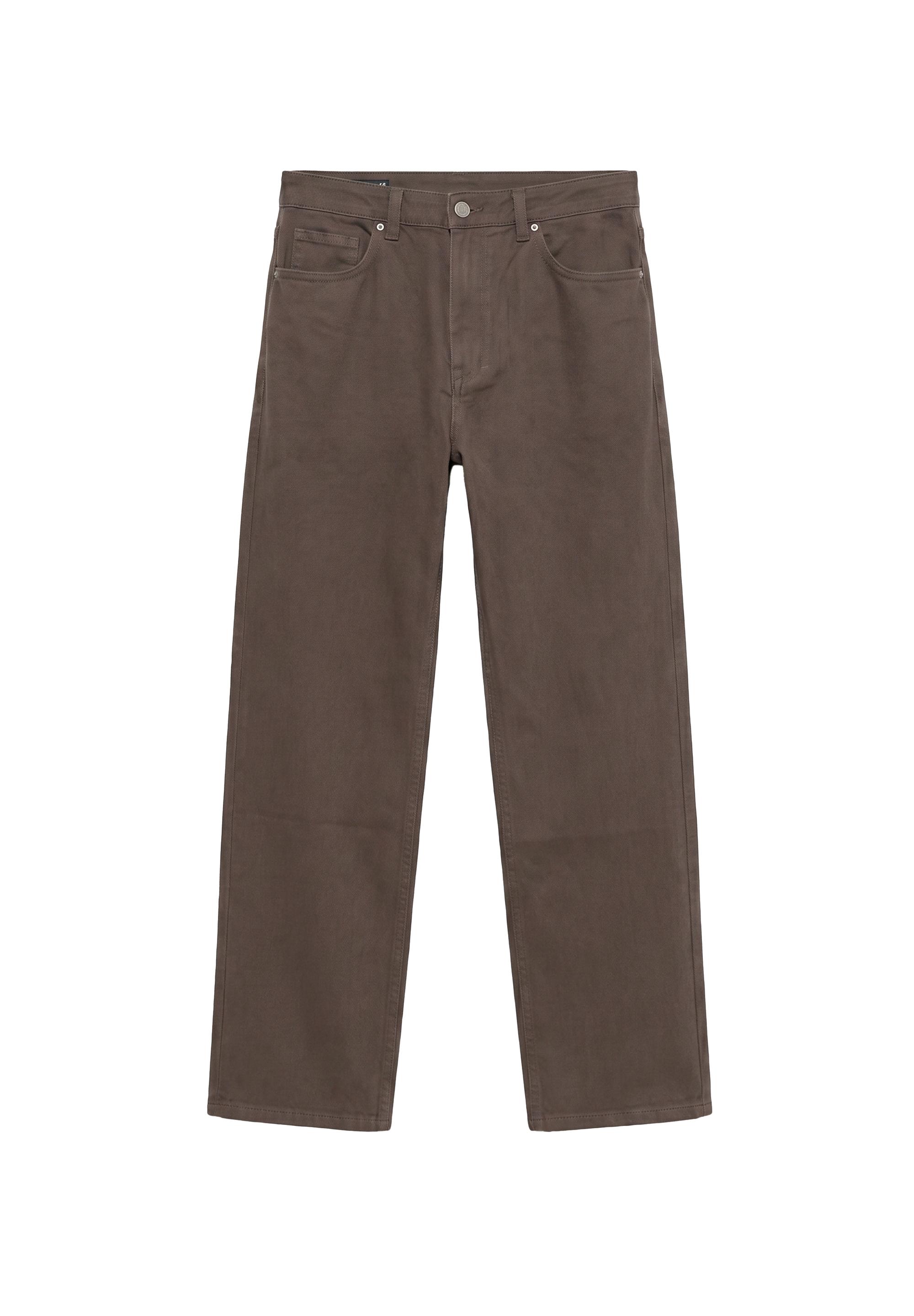 Straight-leg trousers — Brown