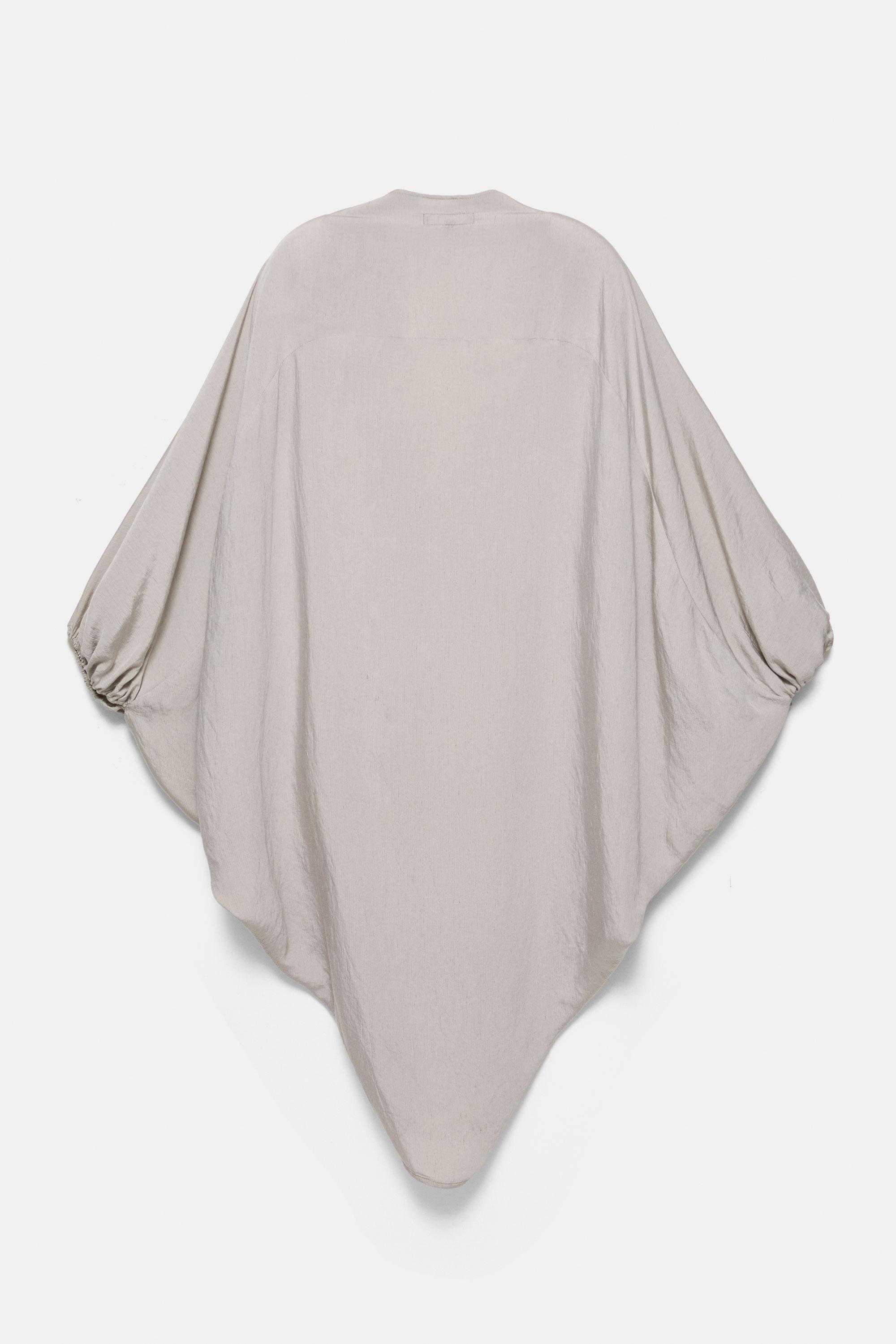 Kimono tunic — Pearl grey