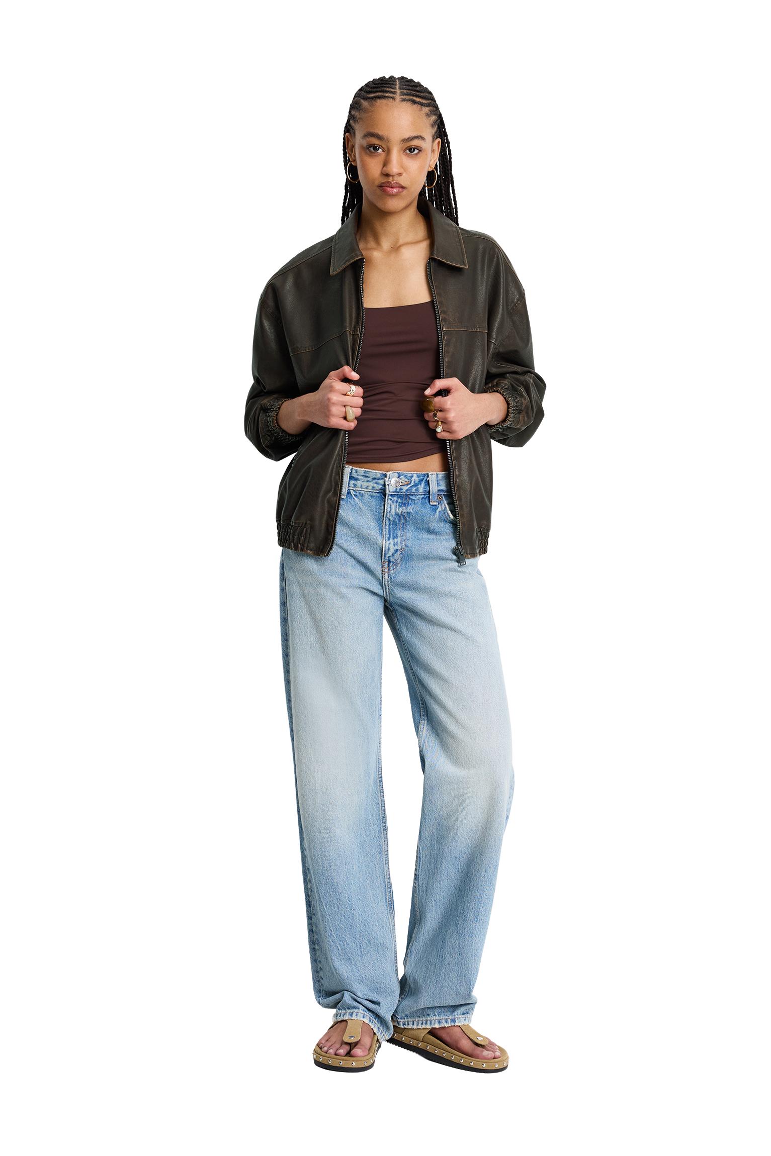 Suni Deri Baba Kesim Ceket - Görsel 110