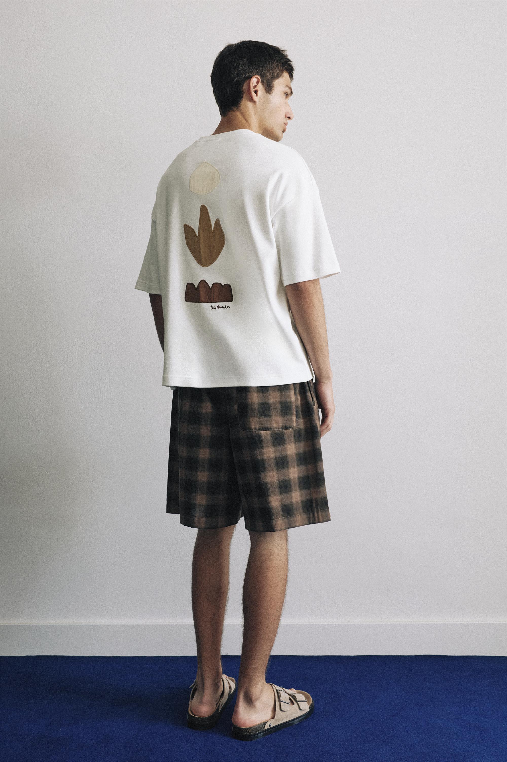 Short sleeve graphic T-shirt — Off white