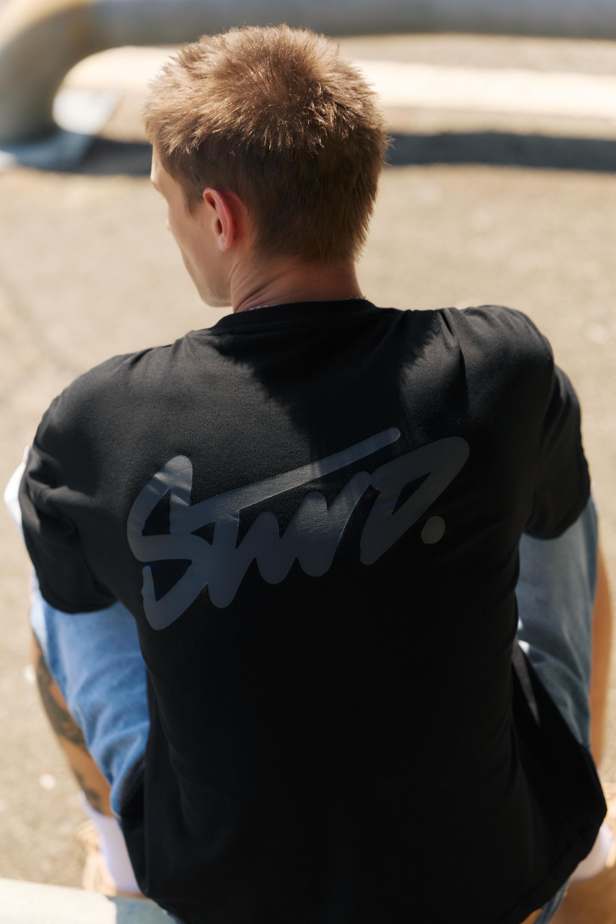 Double sleeve T-shirt — Black