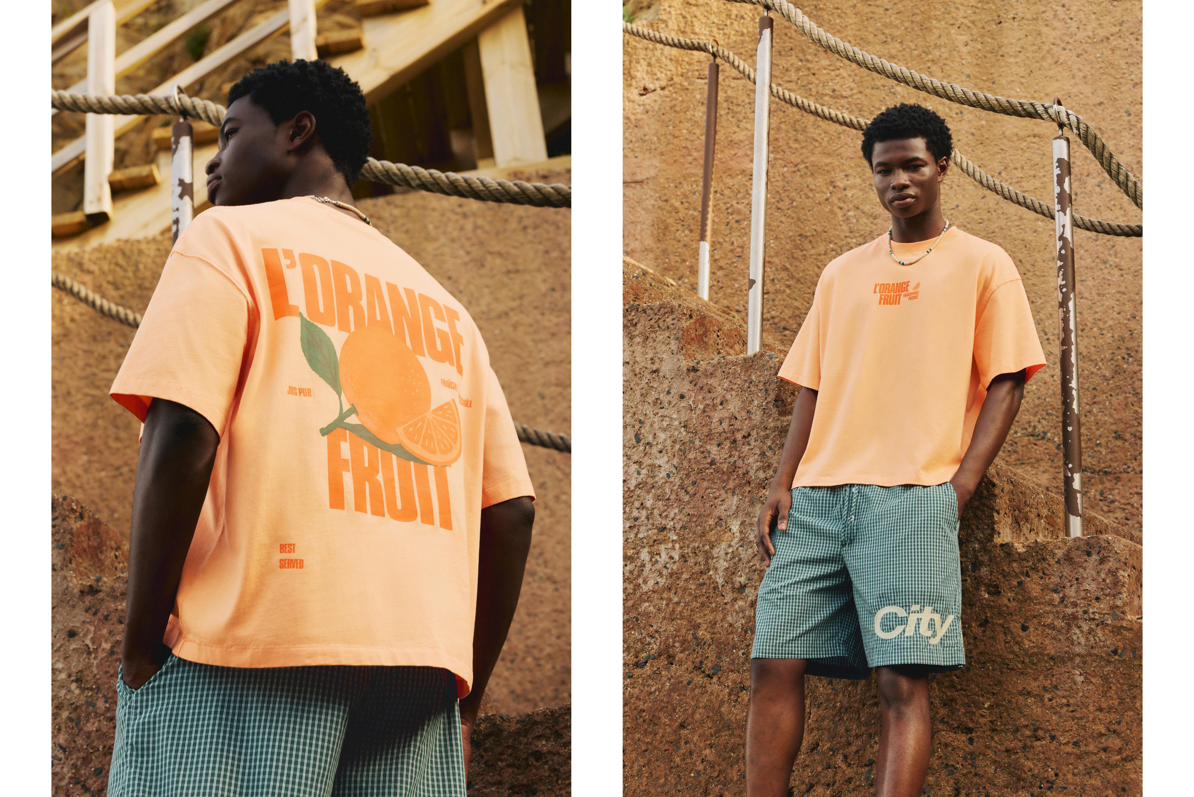 STWD orange graphic T-shirt — Orange