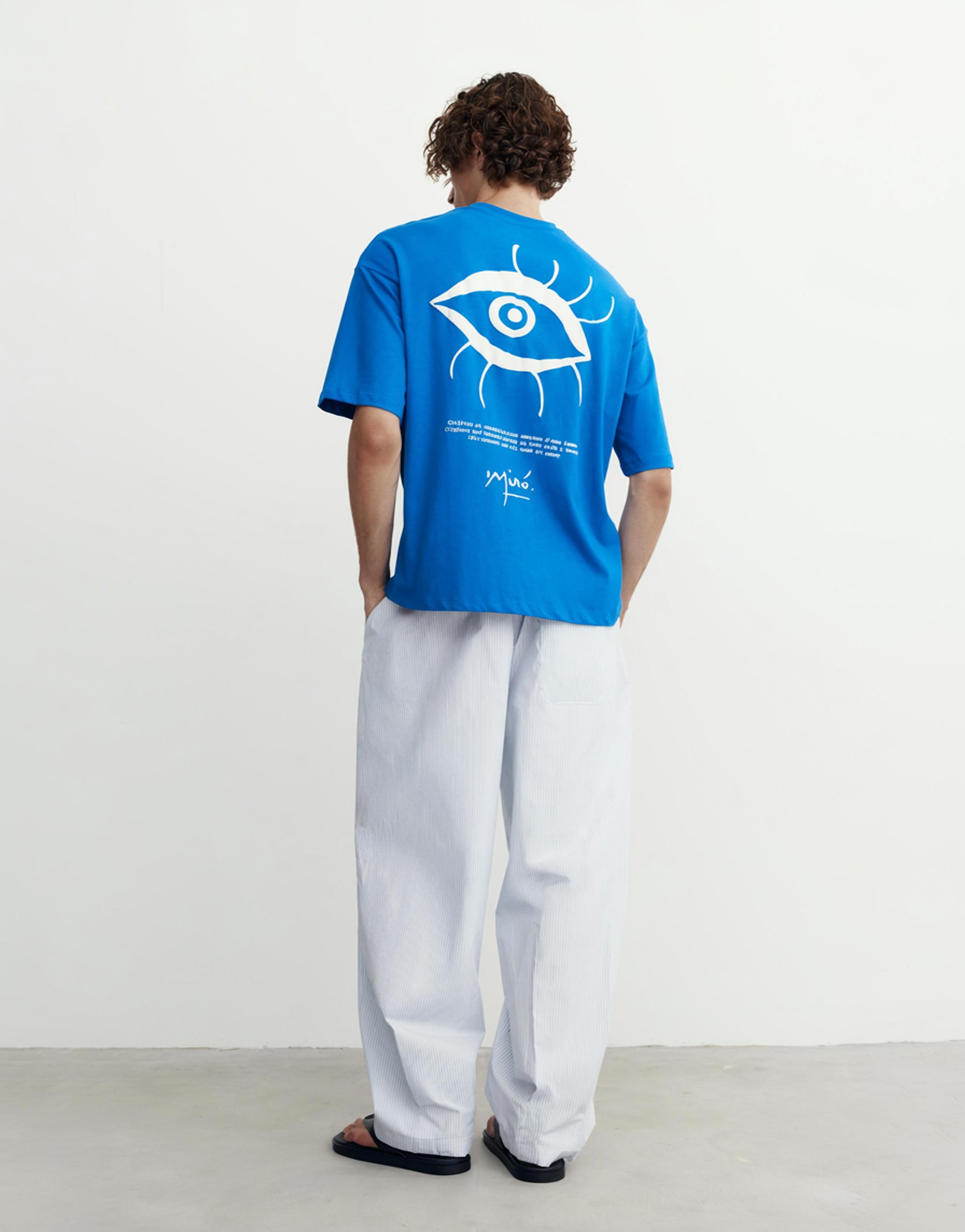 Miró relaxed fit T-shirt — Deep blue
