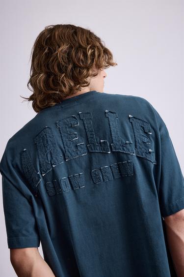 STWD patch T-shirt — Blue 2